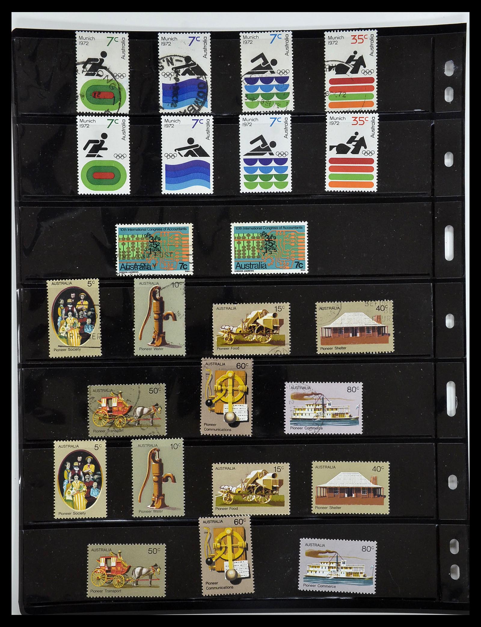 34211 038 - Postzegelverzameling 34211 Australië 1913-2010.