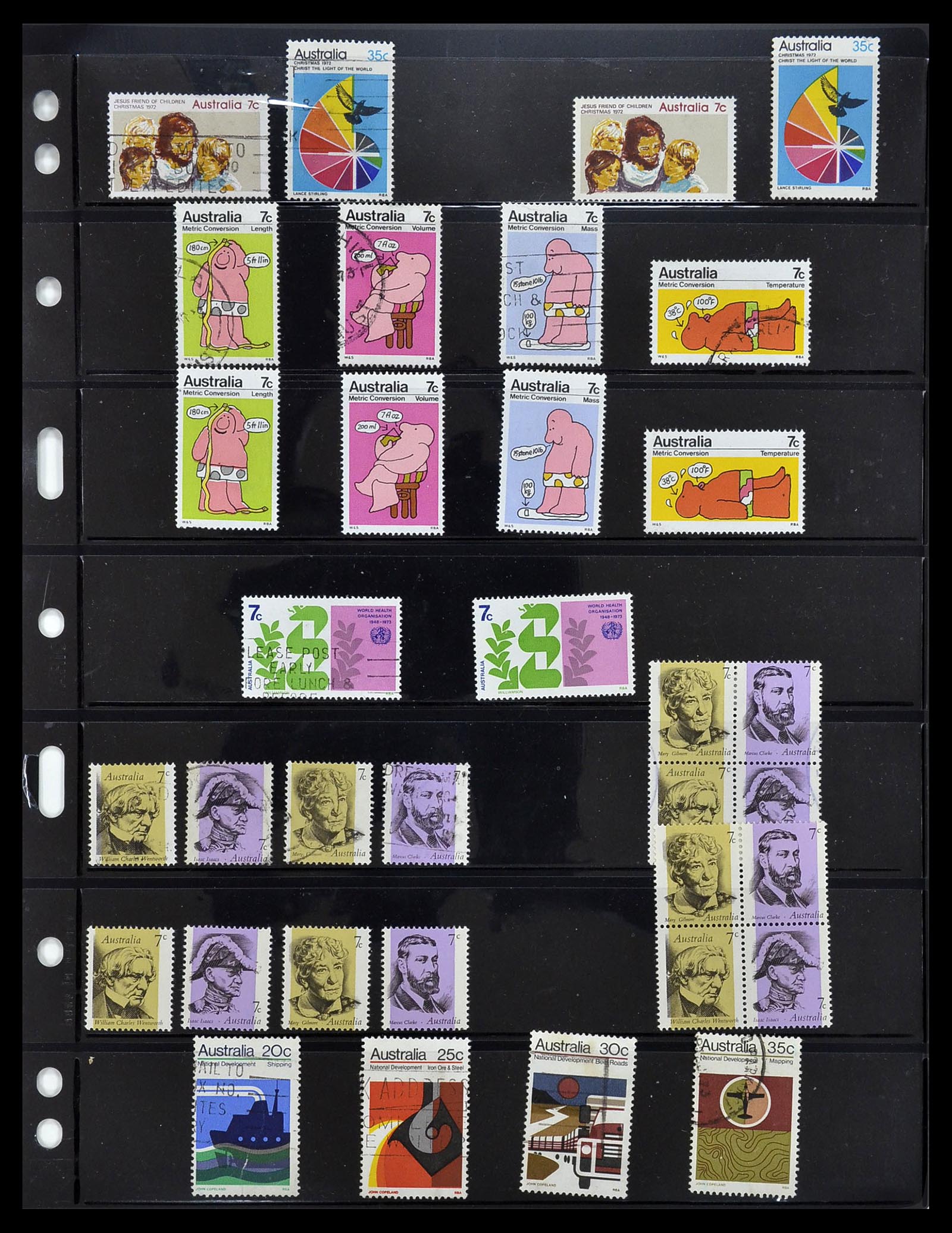 34211 039 - Postzegelverzameling 34211 Australië 1913-2010.