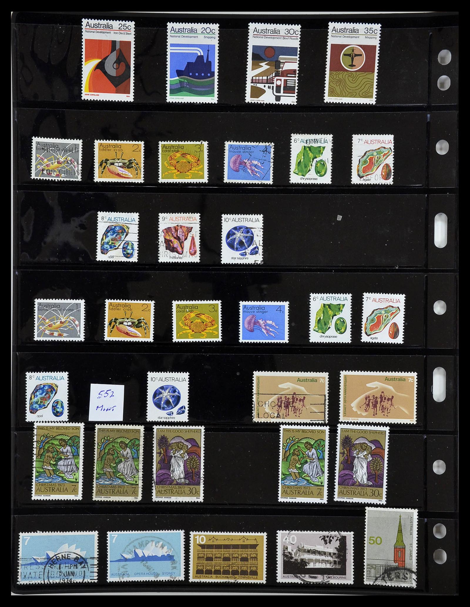 34211 040 - Postzegelverzameling 34211 Australië 1913-2010.