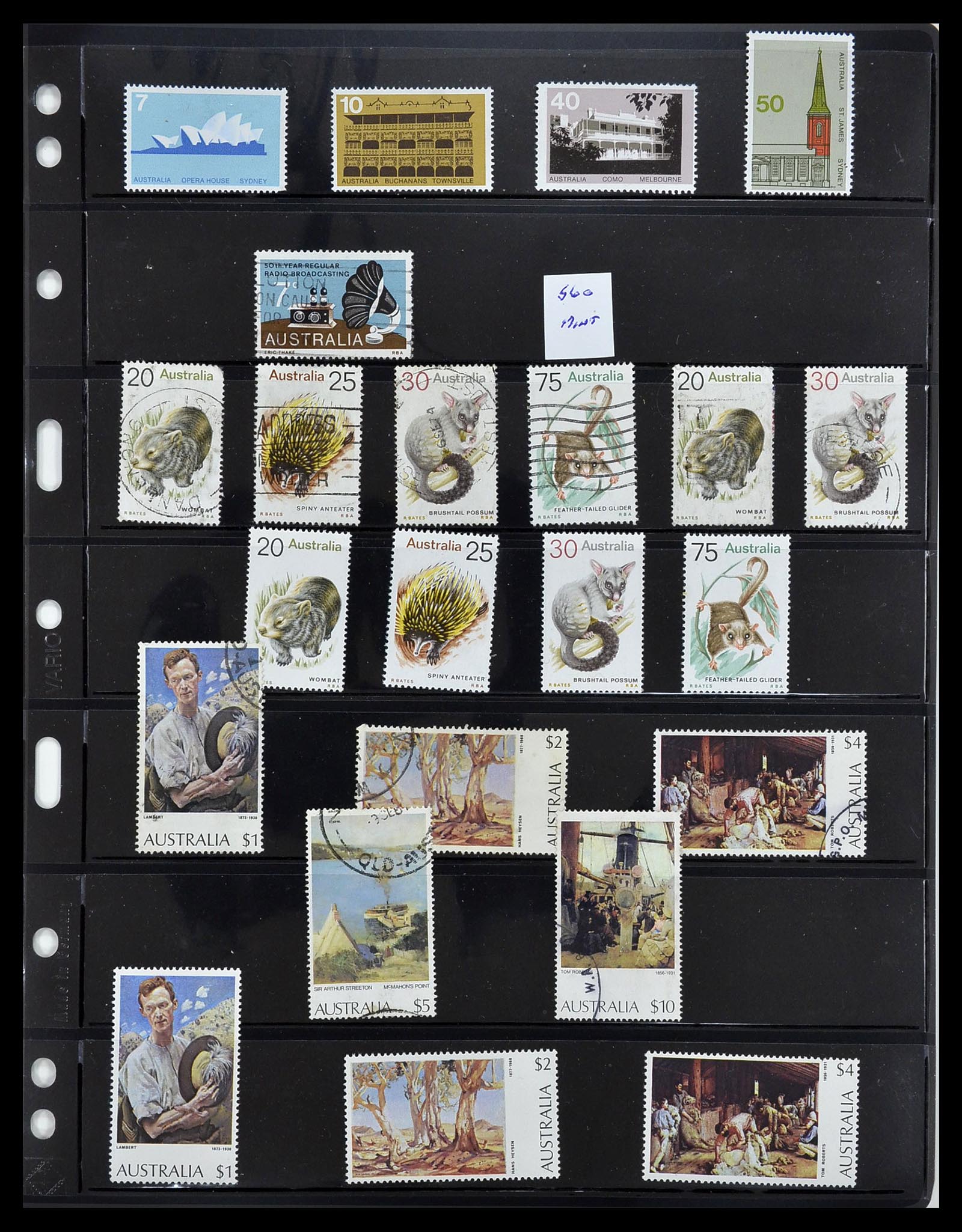 34211 041 - Postzegelverzameling 34211 Australië 1913-2010.