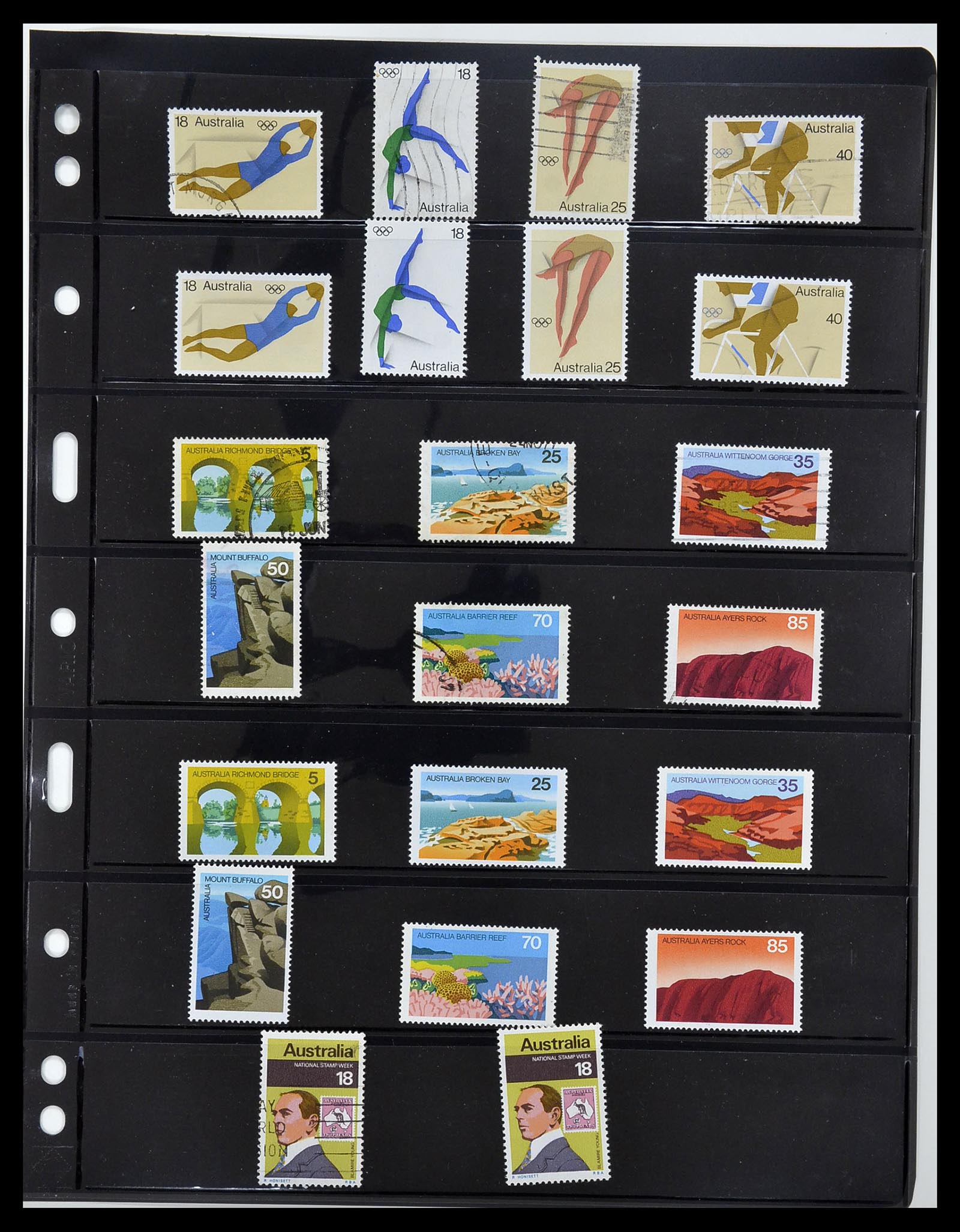34211 047 - Postzegelverzameling 34211 Australië 1913-2010.