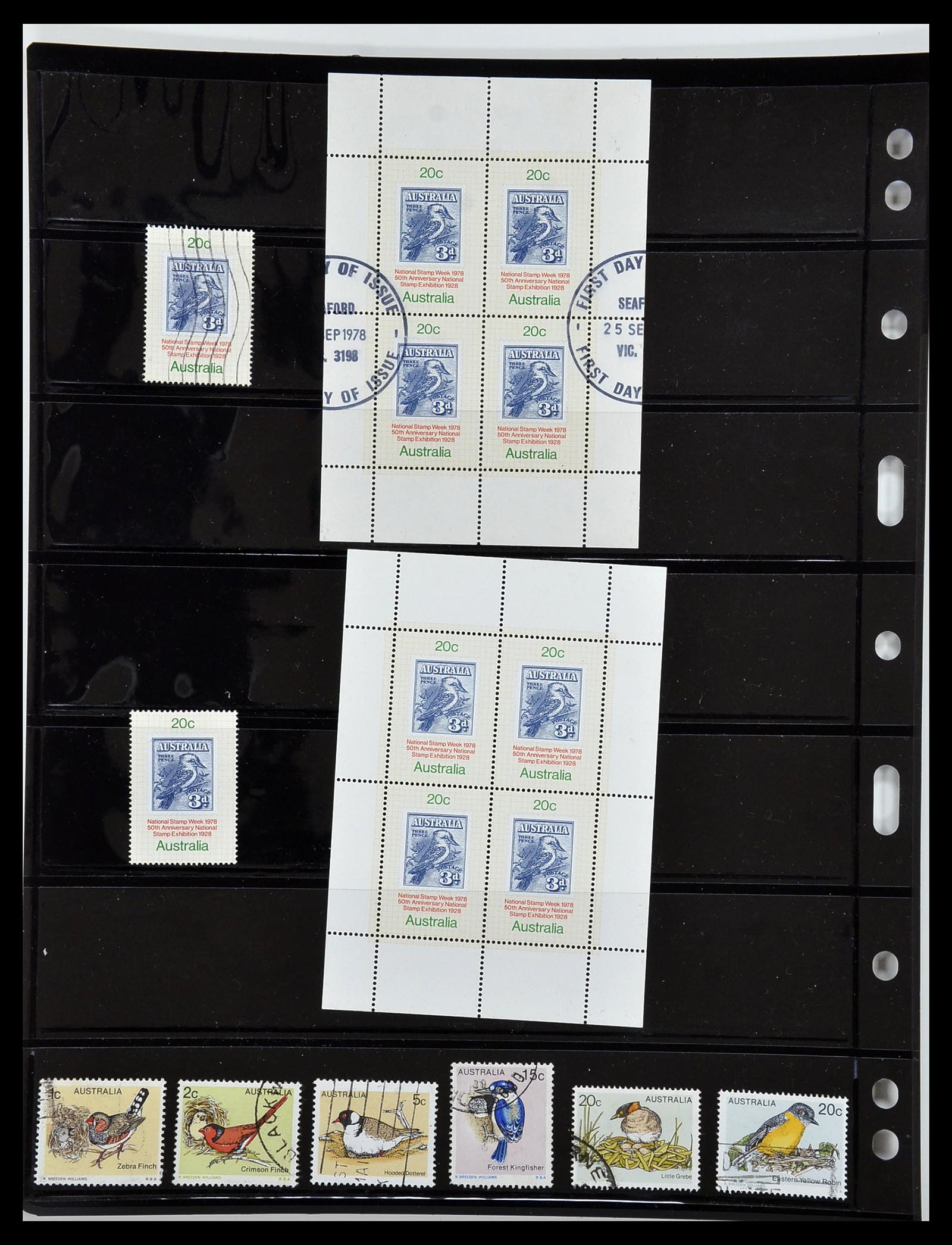 34211 052 - Postzegelverzameling 34211 Australië 1913-2010.