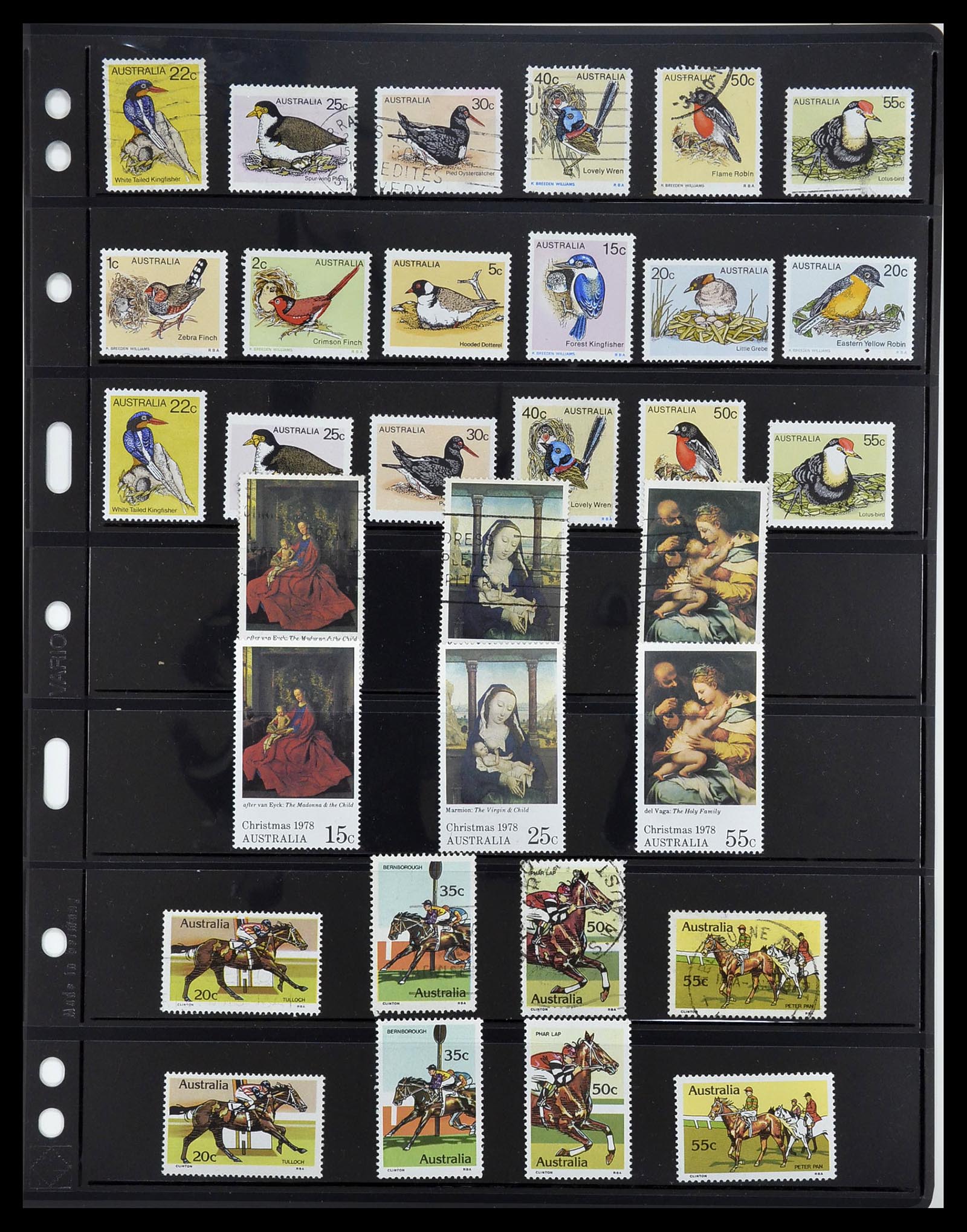 34211 053 - Postzegelverzameling 34211 Australië 1913-2010.