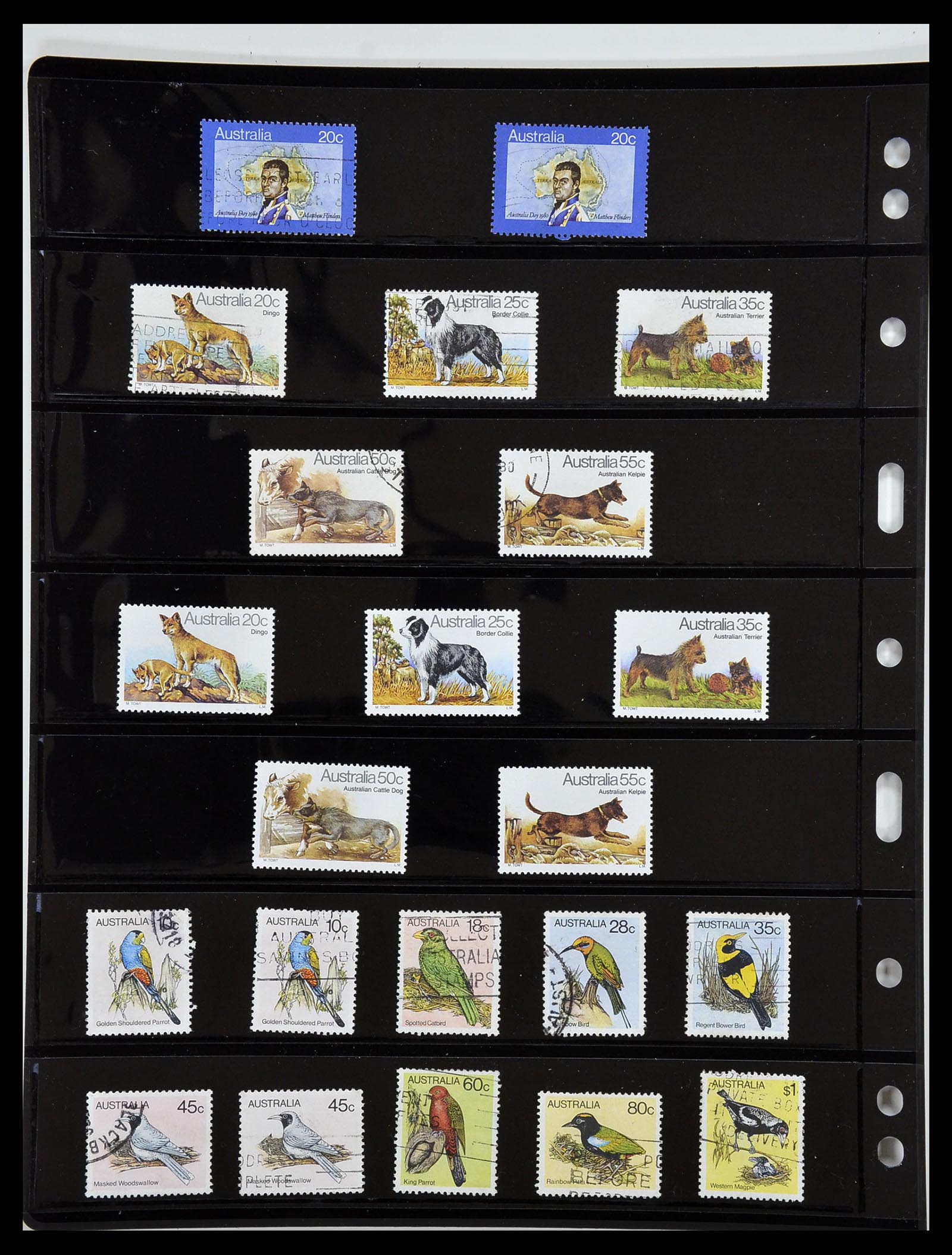 34211 056 - Postzegelverzameling 34211 Australië 1913-2010.