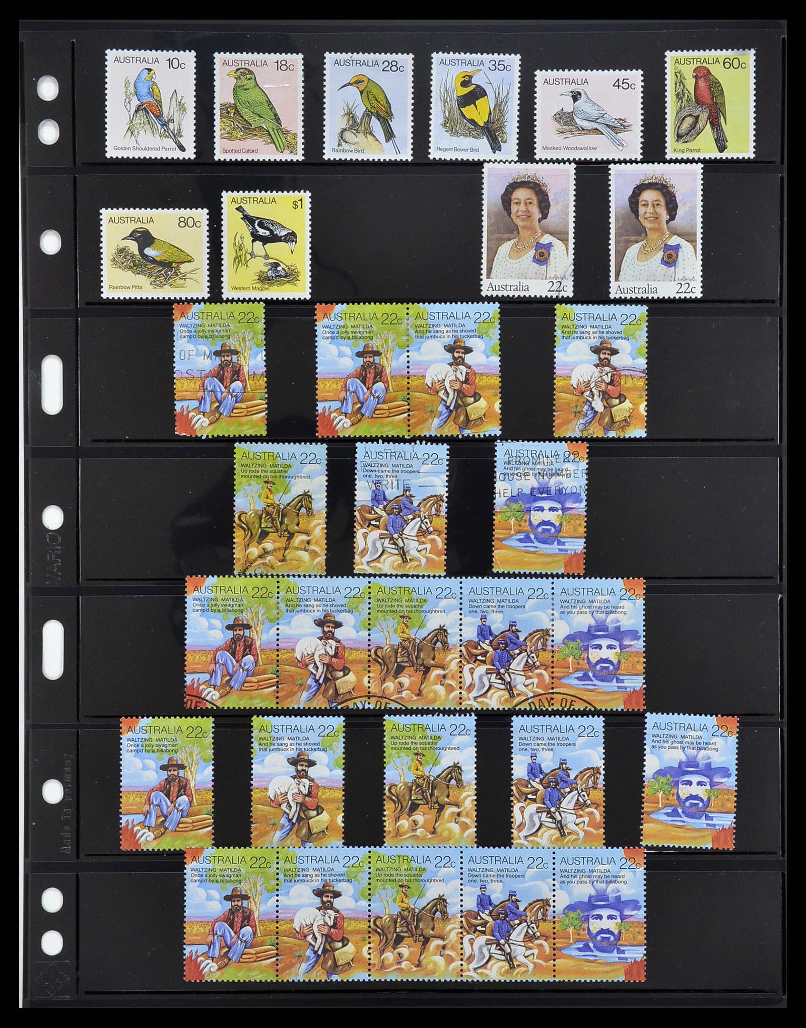 34211 057 - Postzegelverzameling 34211 Australië 1913-2010.