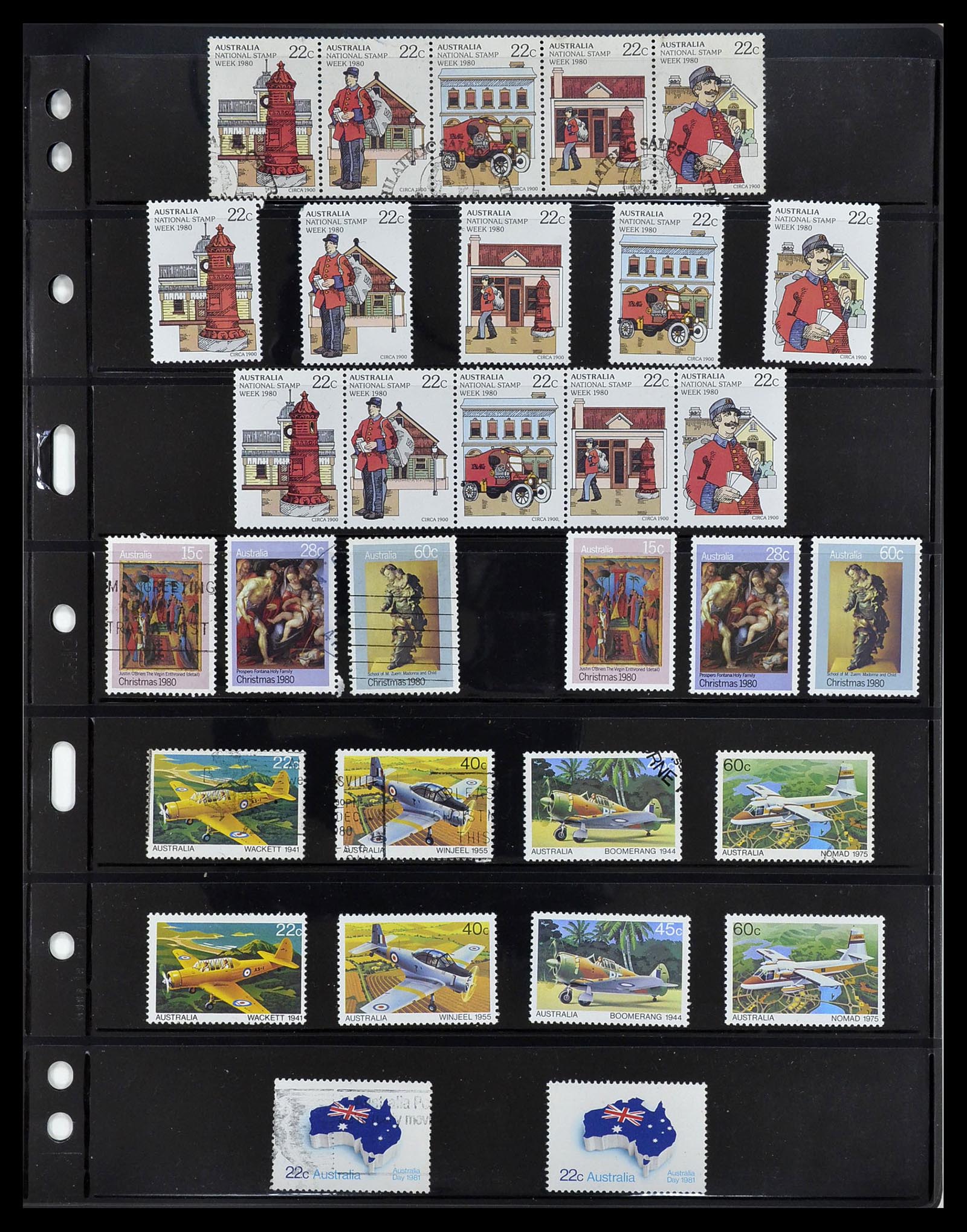 34211 059 - Postzegelverzameling 34211 Australië 1913-2010.
