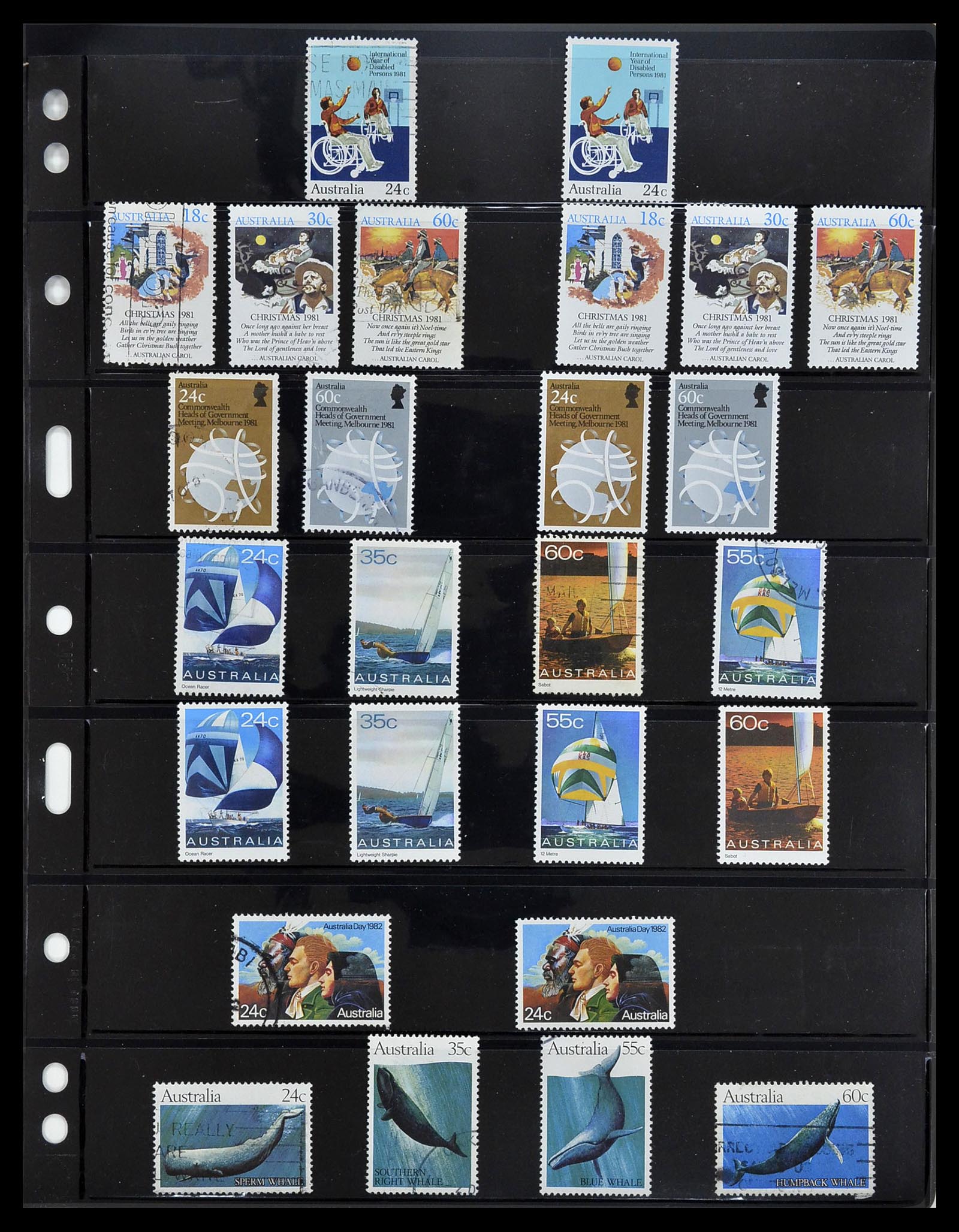 34211 063 - Postzegelverzameling 34211 Australië 1913-2010.