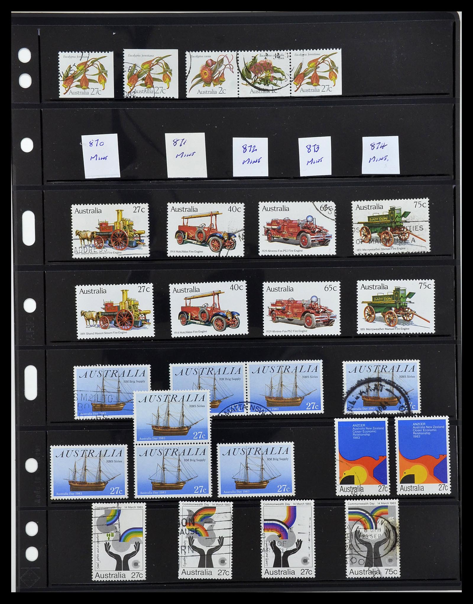 34211 067 - Postzegelverzameling 34211 Australië 1913-2010.