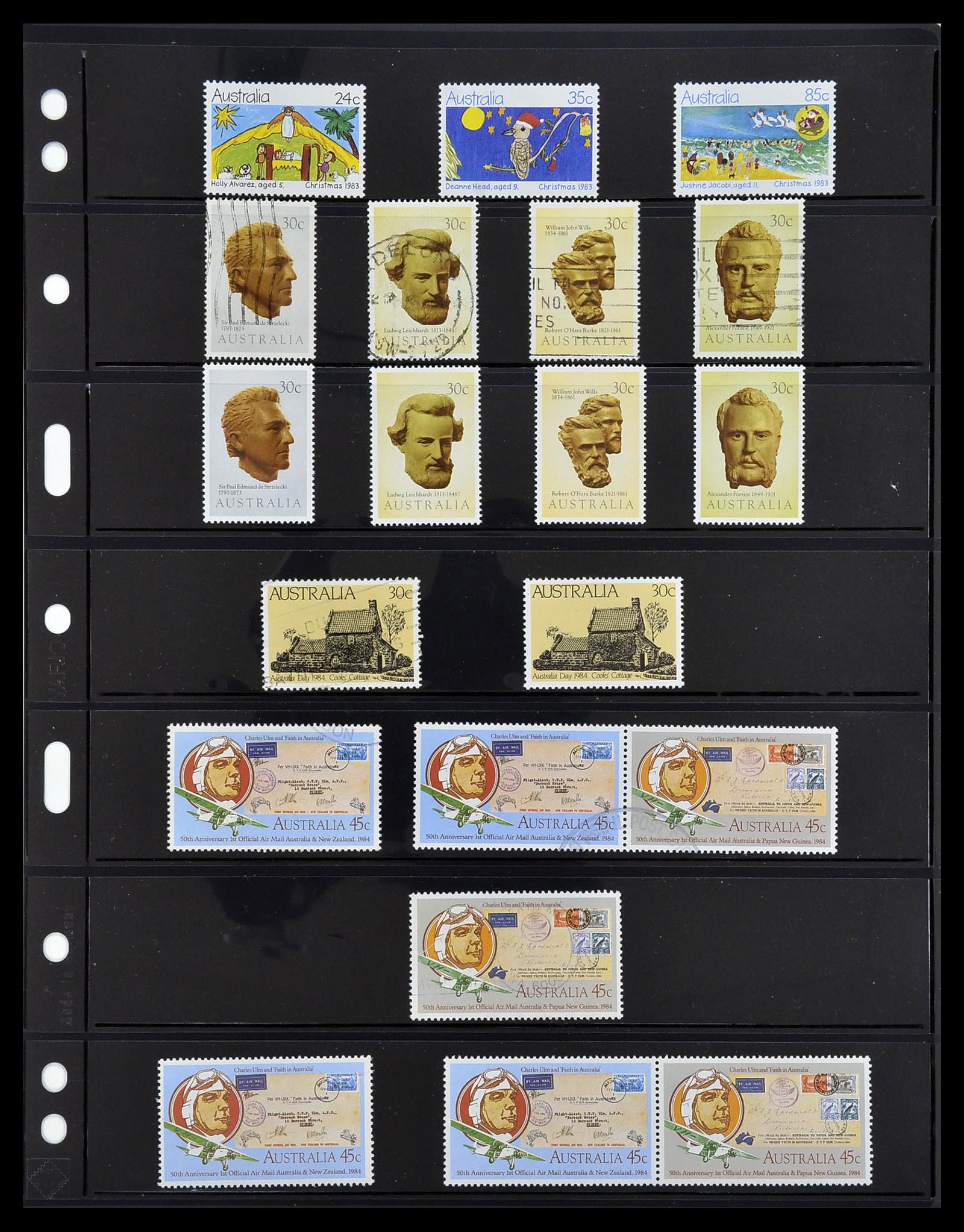 34211 069 - Postzegelverzameling 34211 Australië 1913-2010.
