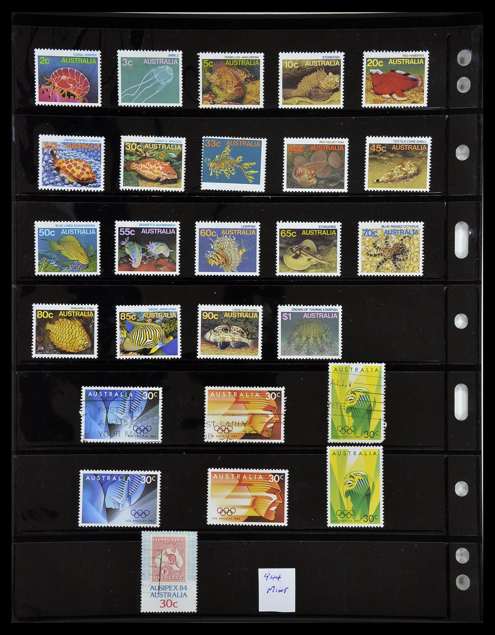 34211 072 - Postzegelverzameling 34211 Australië 1913-2010.