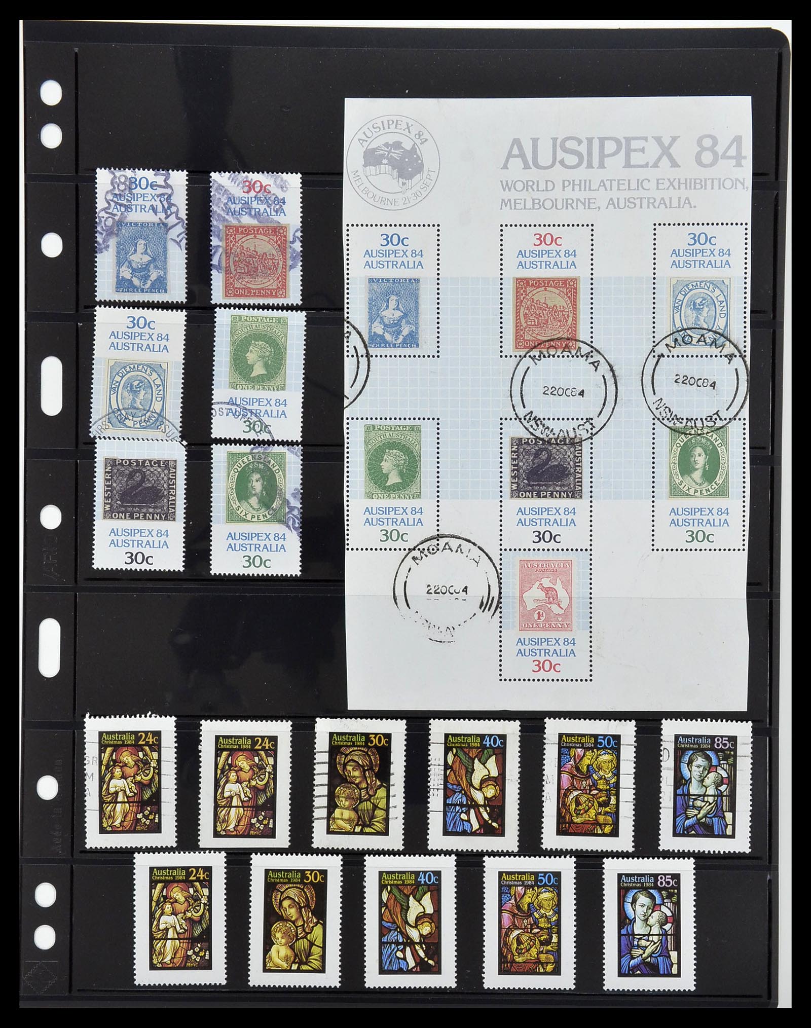 34211 073 - Postzegelverzameling 34211 Australië 1913-2010.