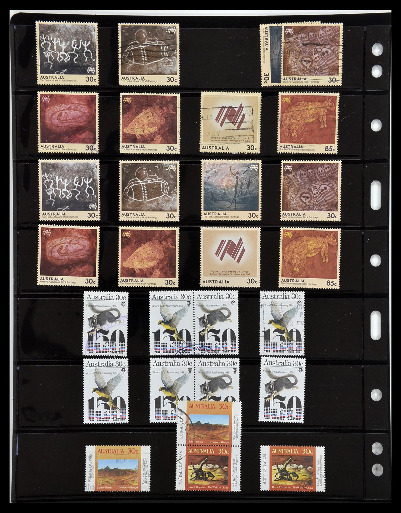 34211 074 - Postzegelverzameling 34211 Australië 1913-2010.