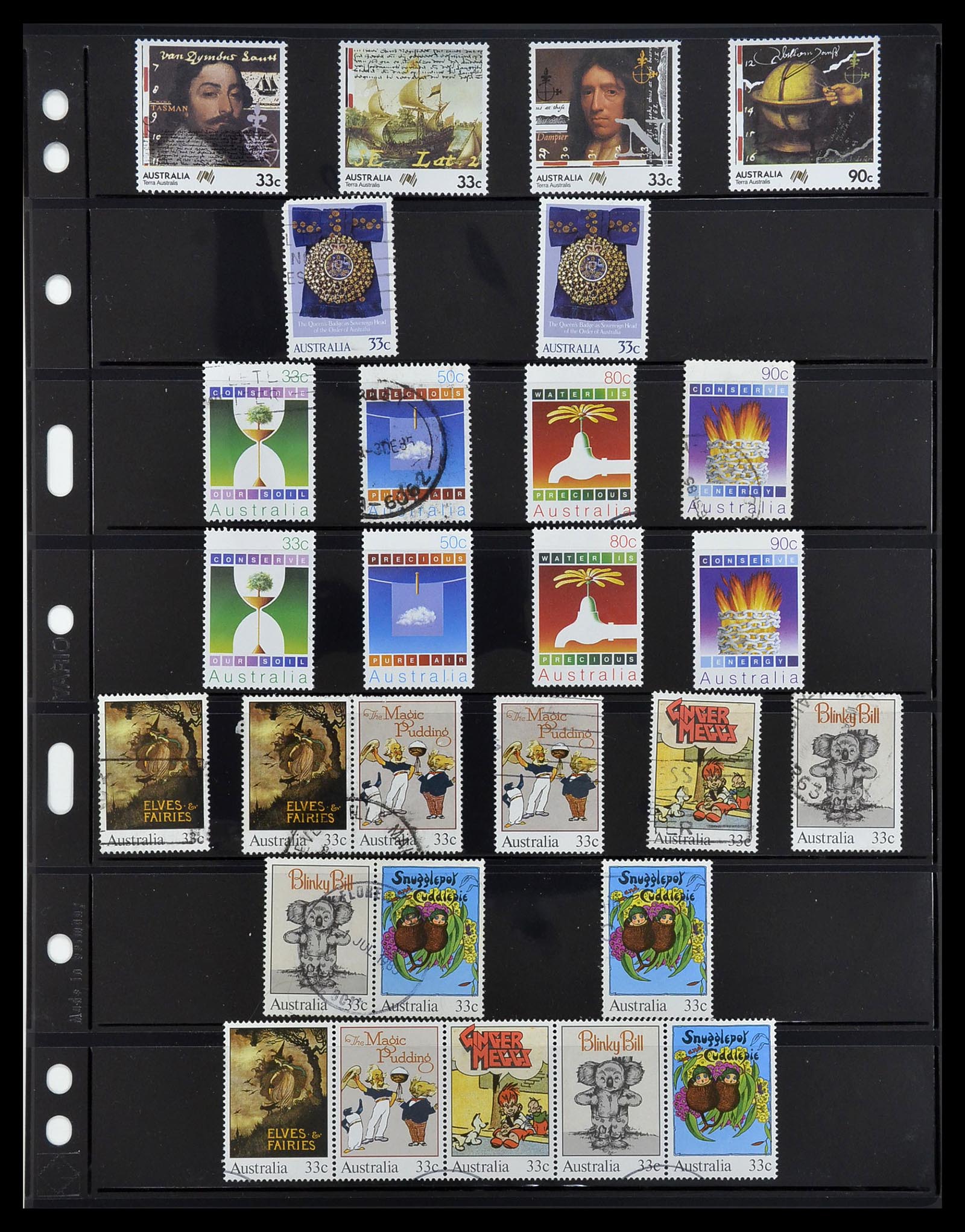 34211 077 - Postzegelverzameling 34211 Australië 1913-2010.