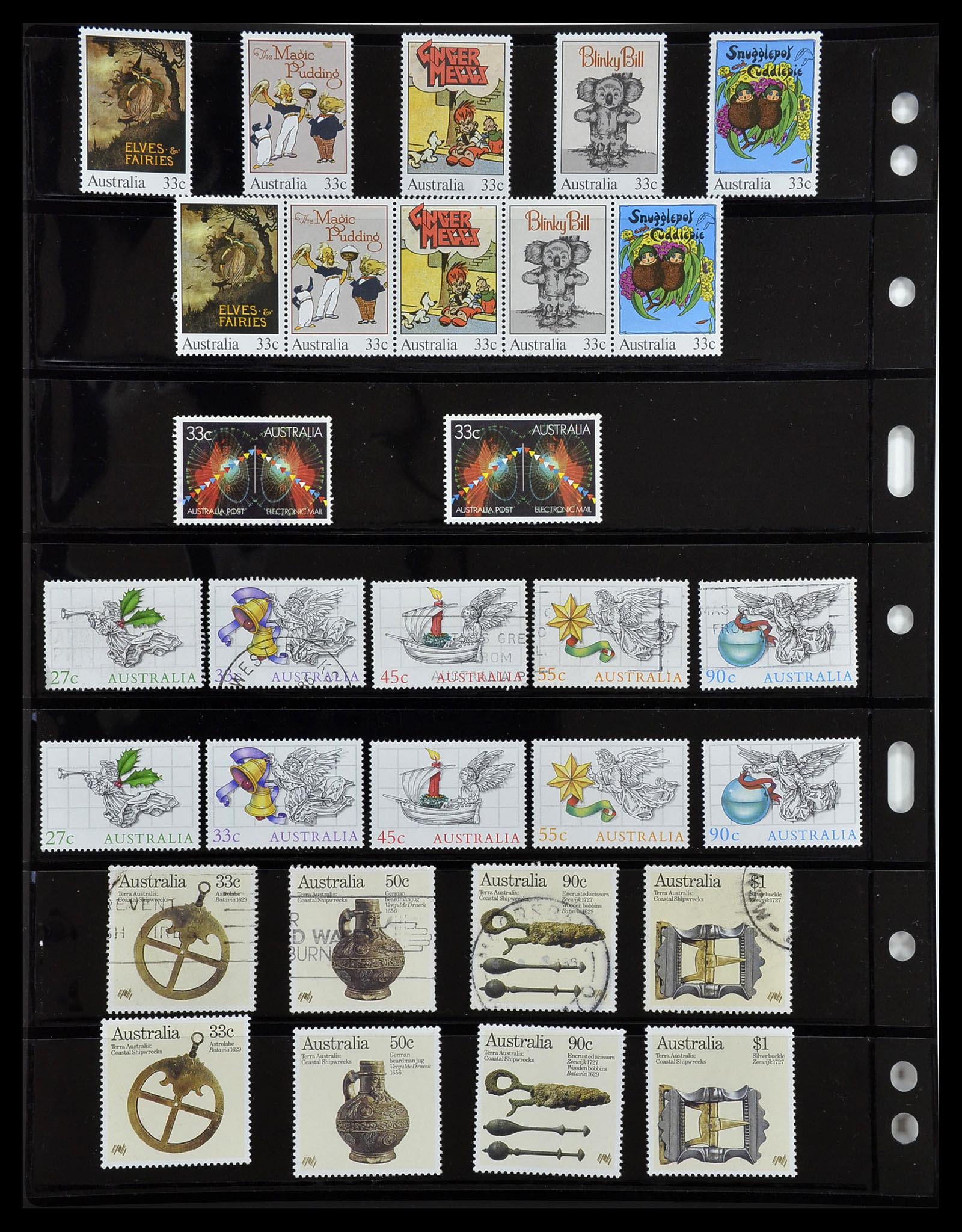34211 078 - Postzegelverzameling 34211 Australië 1913-2010.