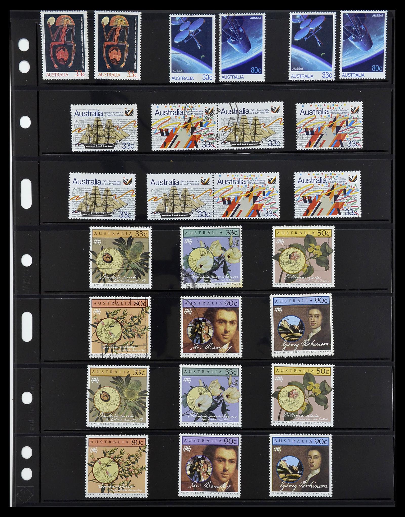 34211 079 - Postzegelverzameling 34211 Australië 1913-2010.