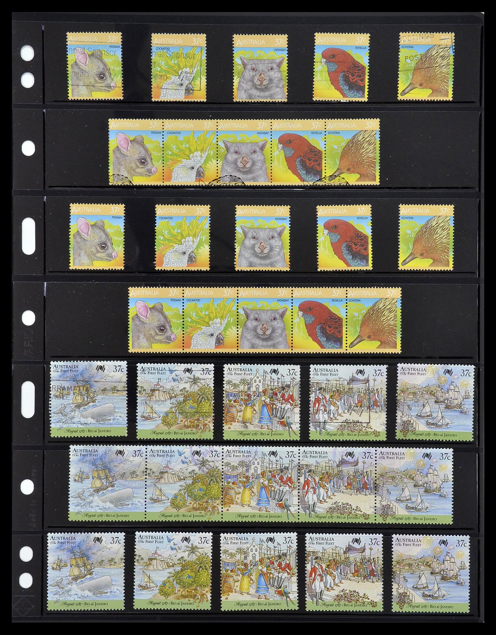 34211 087 - Postzegelverzameling 34211 Australië 1913-2010.