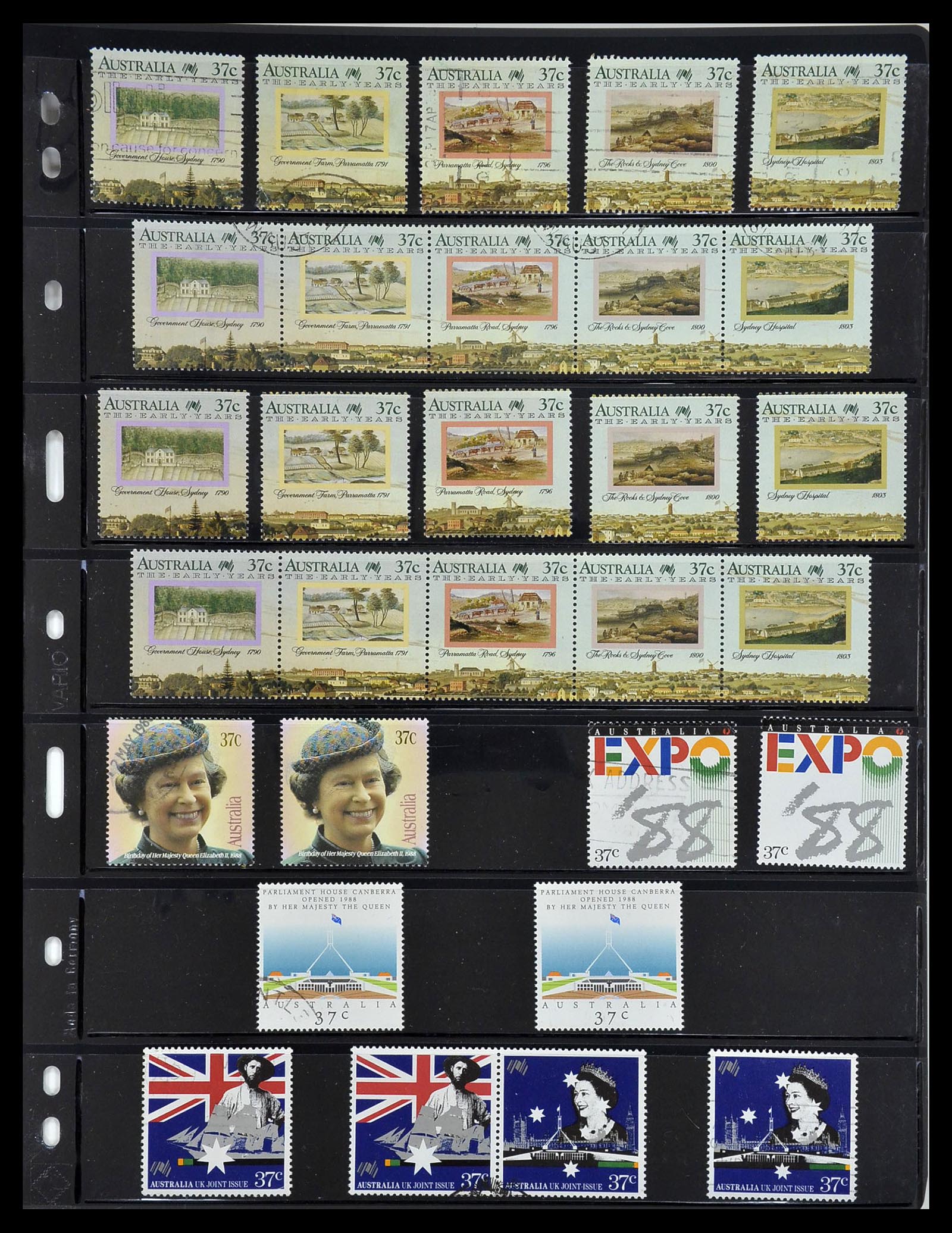34211 093 - Postzegelverzameling 34211 Australië 1913-2010.