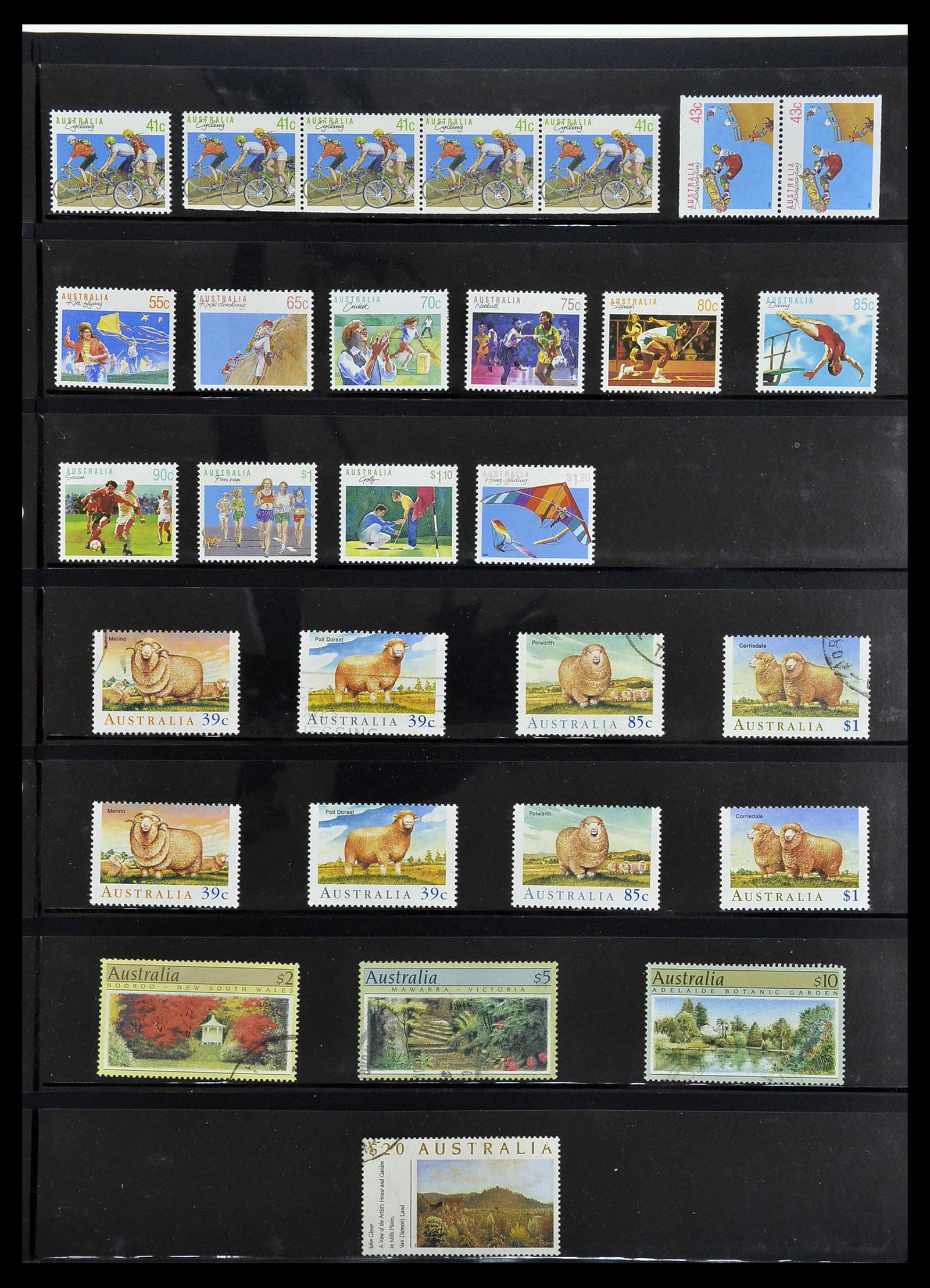 34211 097 - Postzegelverzameling 34211 Australië 1913-2010.