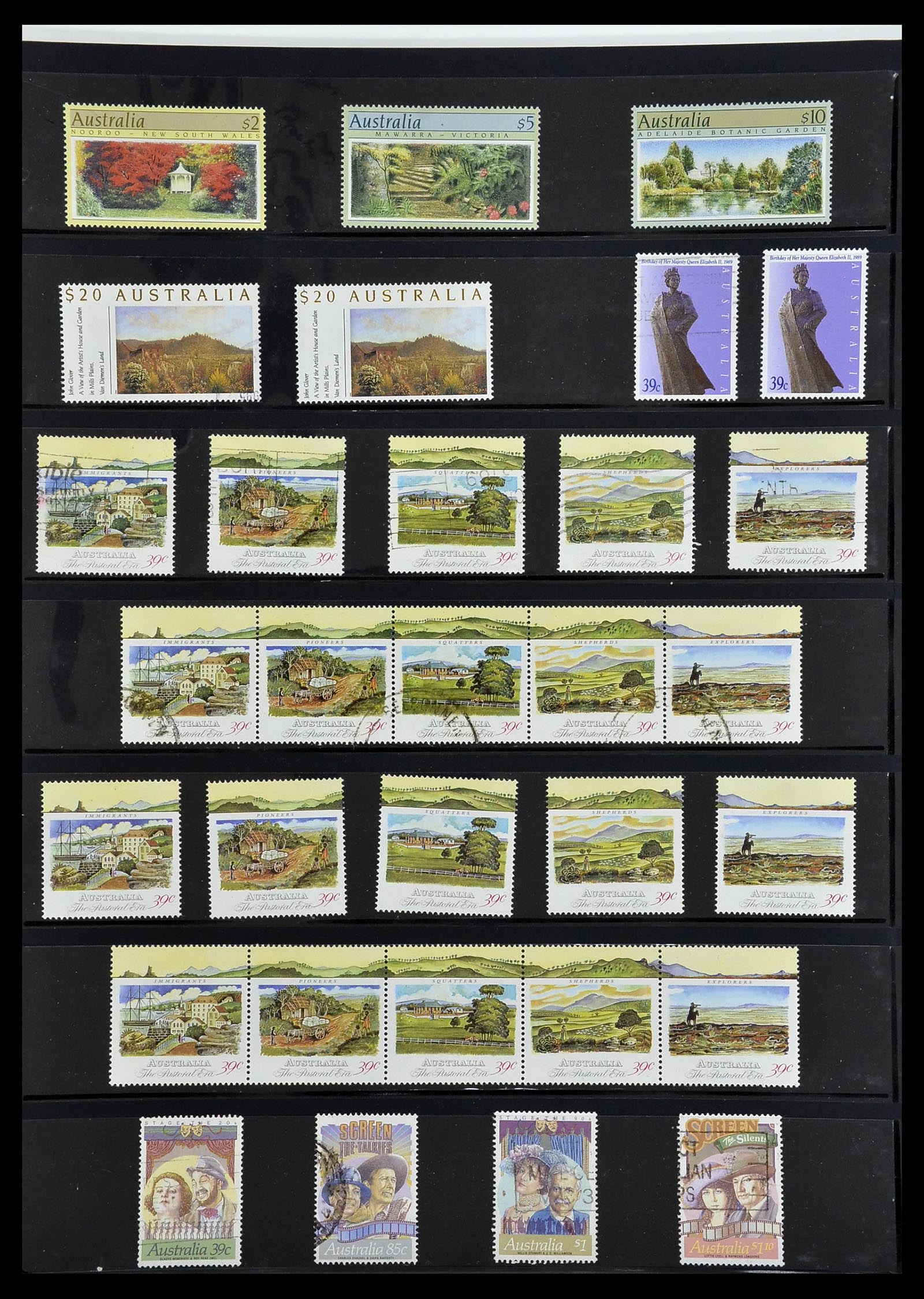 34211 098 - Postzegelverzameling 34211 Australië 1913-2010.