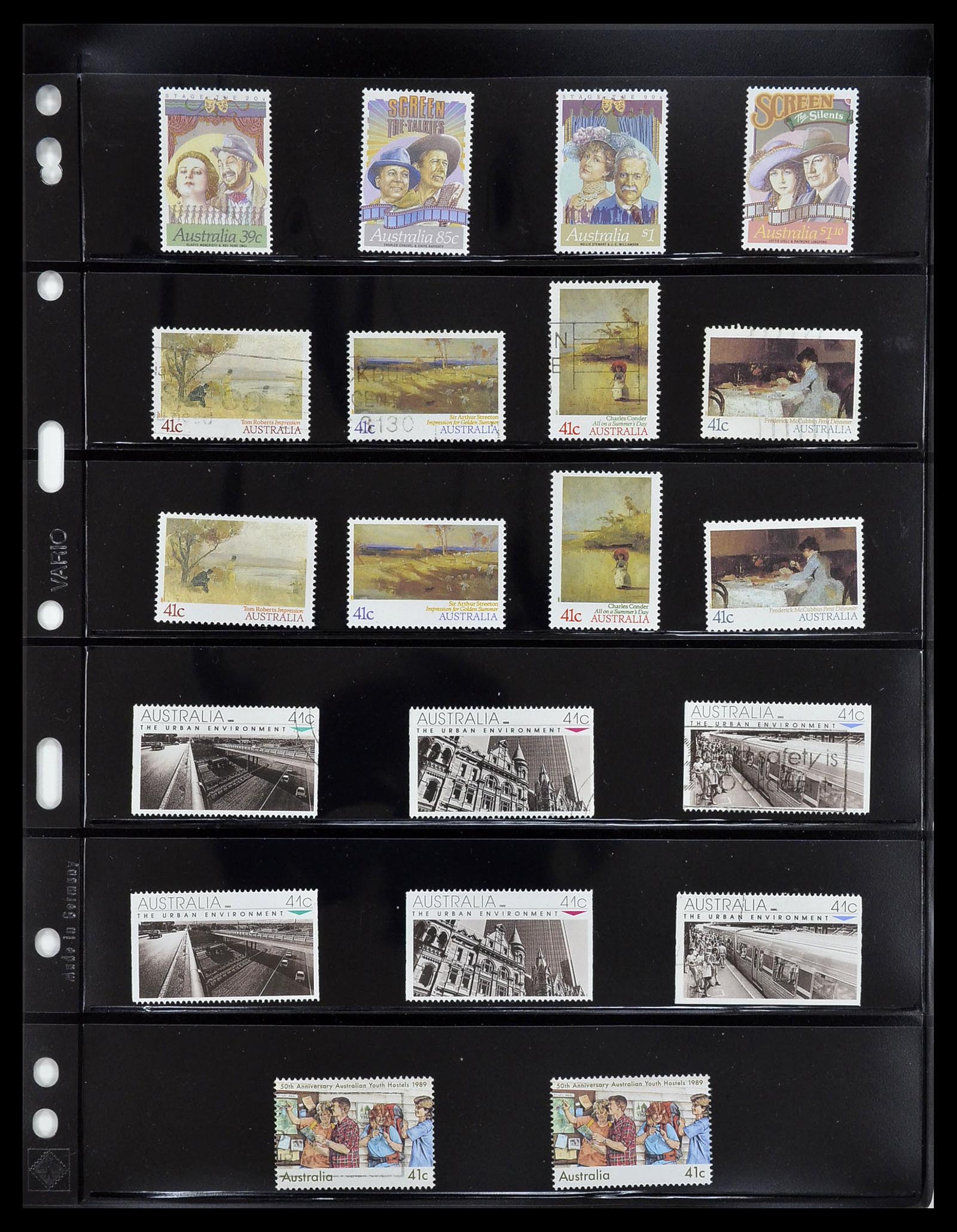 34211 099 - Postzegelverzameling 34211 Australië 1913-2010.