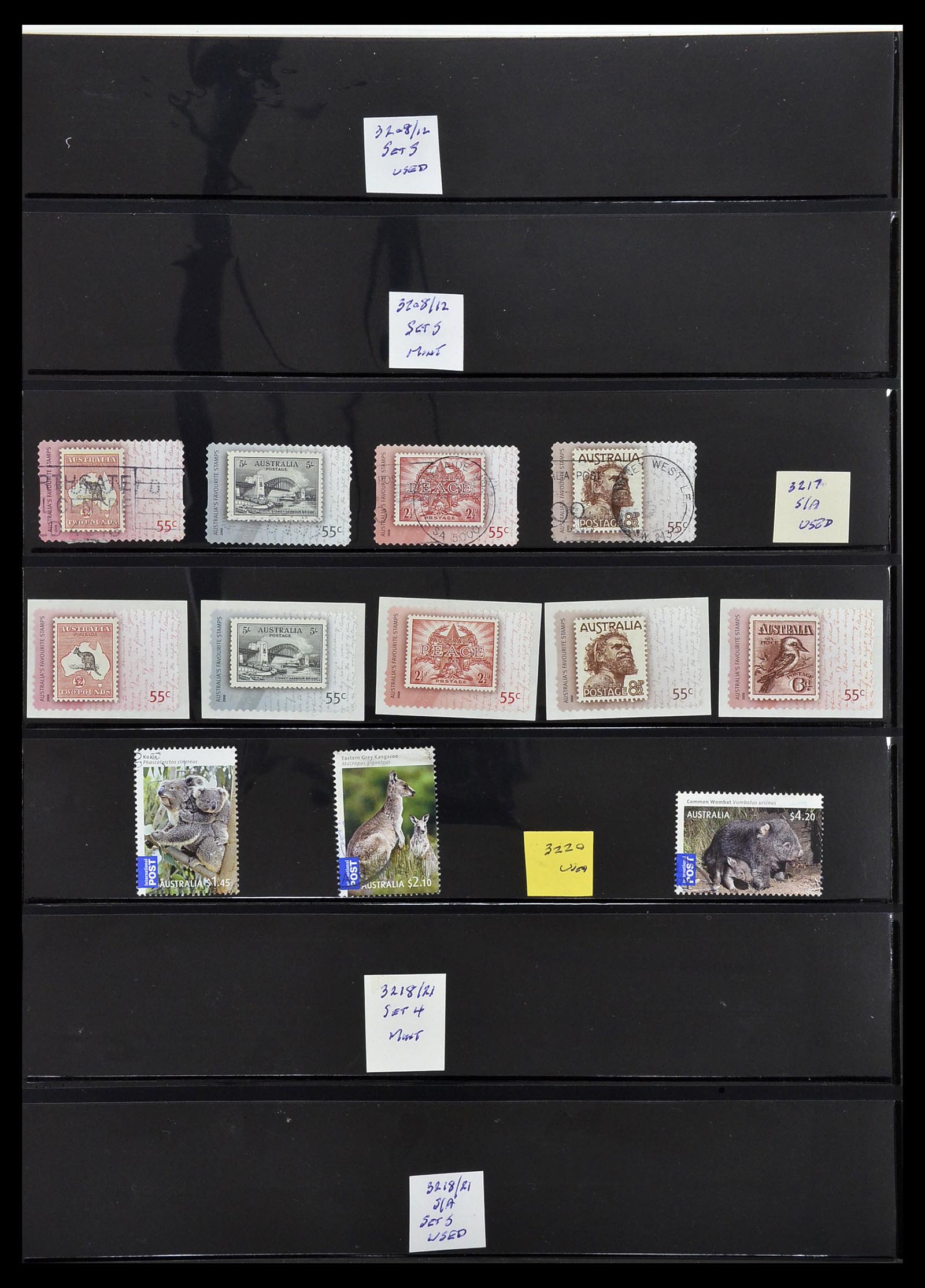 34211 301 - Stamp collection 34211 Australia 1913-2010.