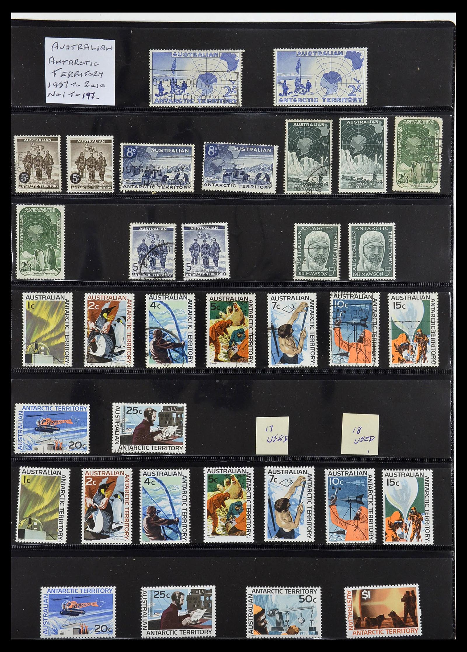 34211 317 - Postzegelverzameling 34211 Australië 1913-2010.
