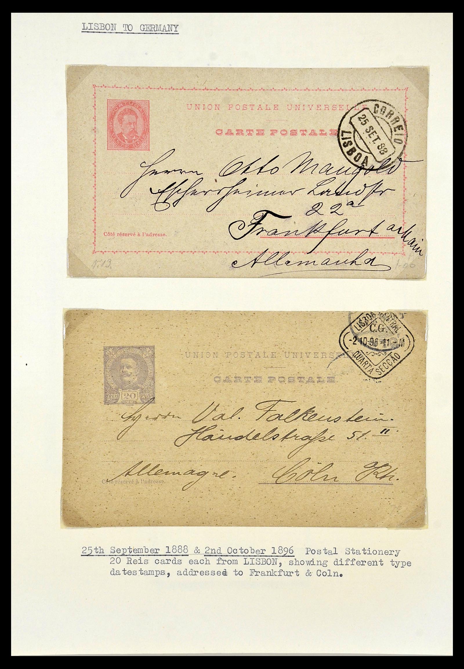 34212 003 - Postzegelverzameling 34212 Portugal brieven.