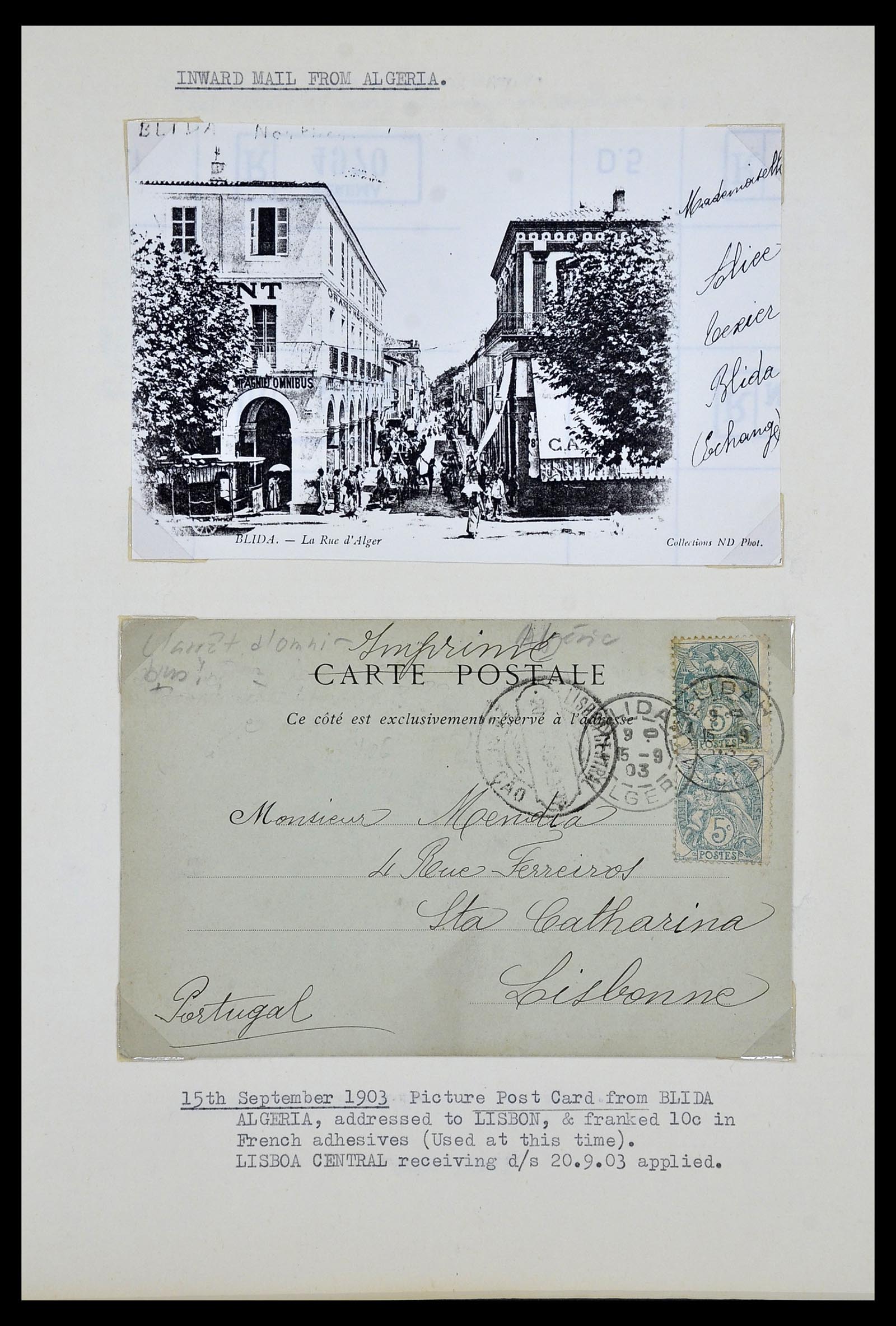 34212 006 - Postzegelverzameling 34212 Portugal brieven.