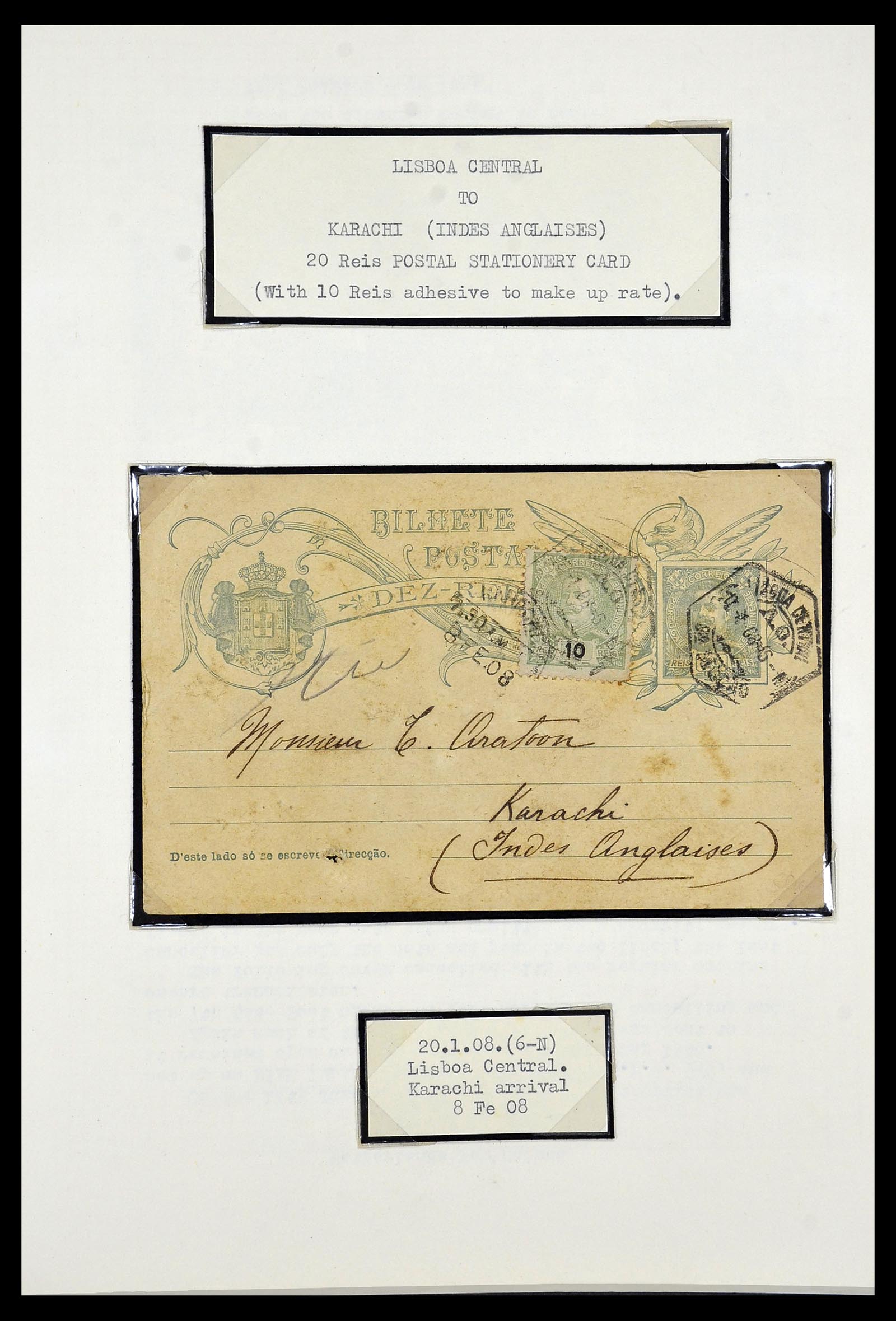 34212 009 - Postzegelverzameling 34212 Portugal brieven.