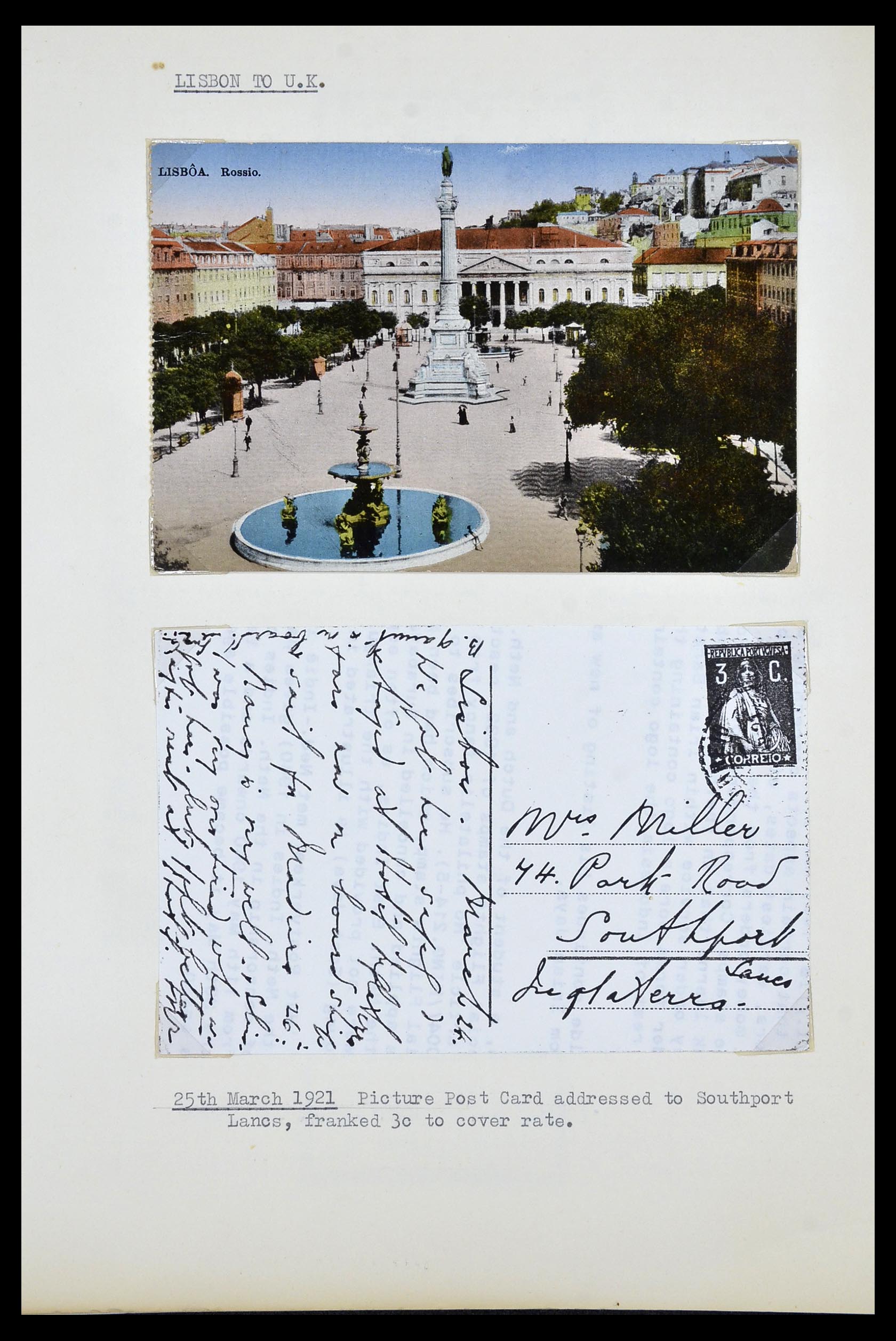 34212 013 - Postzegelverzameling 34212 Portugal brieven.
