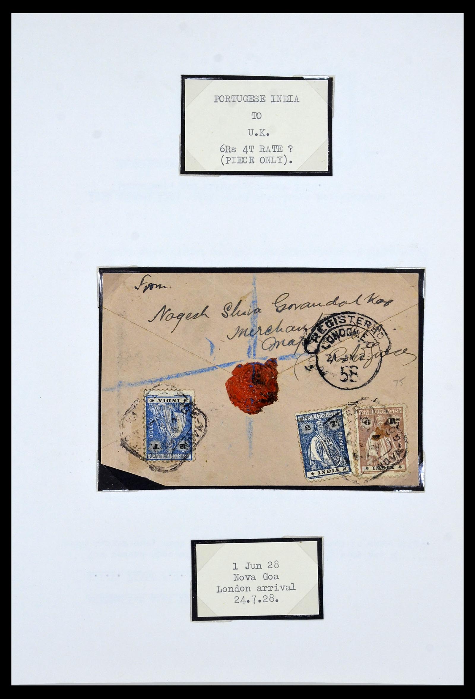 34212 015 - Postzegelverzameling 34212 Portugal brieven.