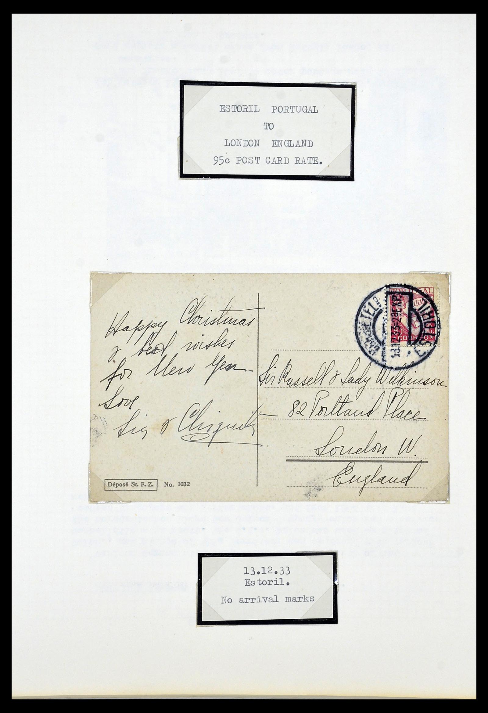 34212 017 - Postzegelverzameling 34212 Portugal brieven.