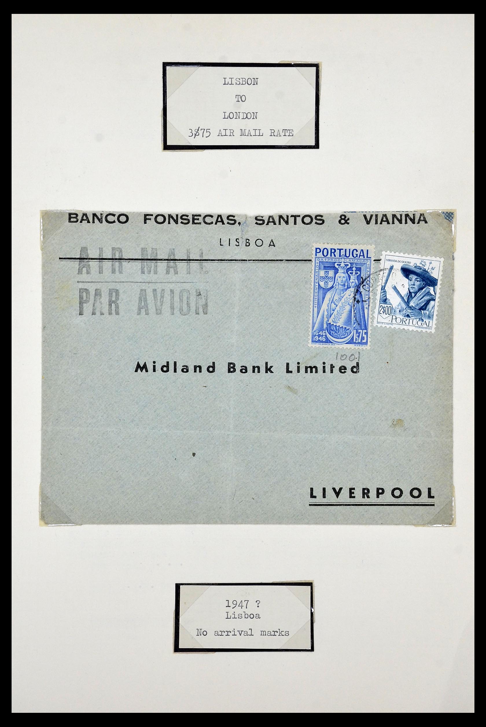 34212 031 - Postzegelverzameling 34212 Portugal brieven.