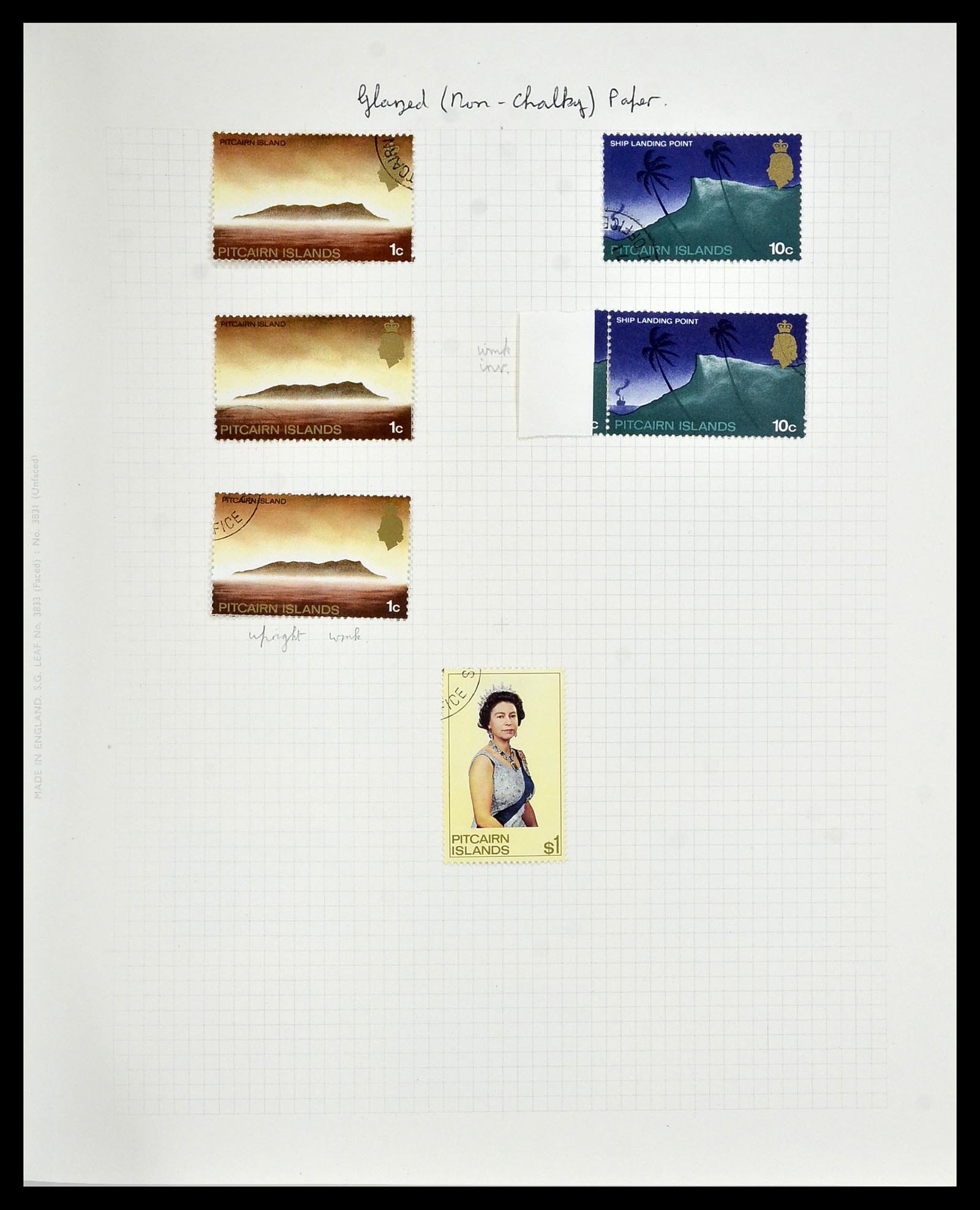 34213 020 - Postzegelverzameling 34213 Pitcairn eilanden 1940-1986.