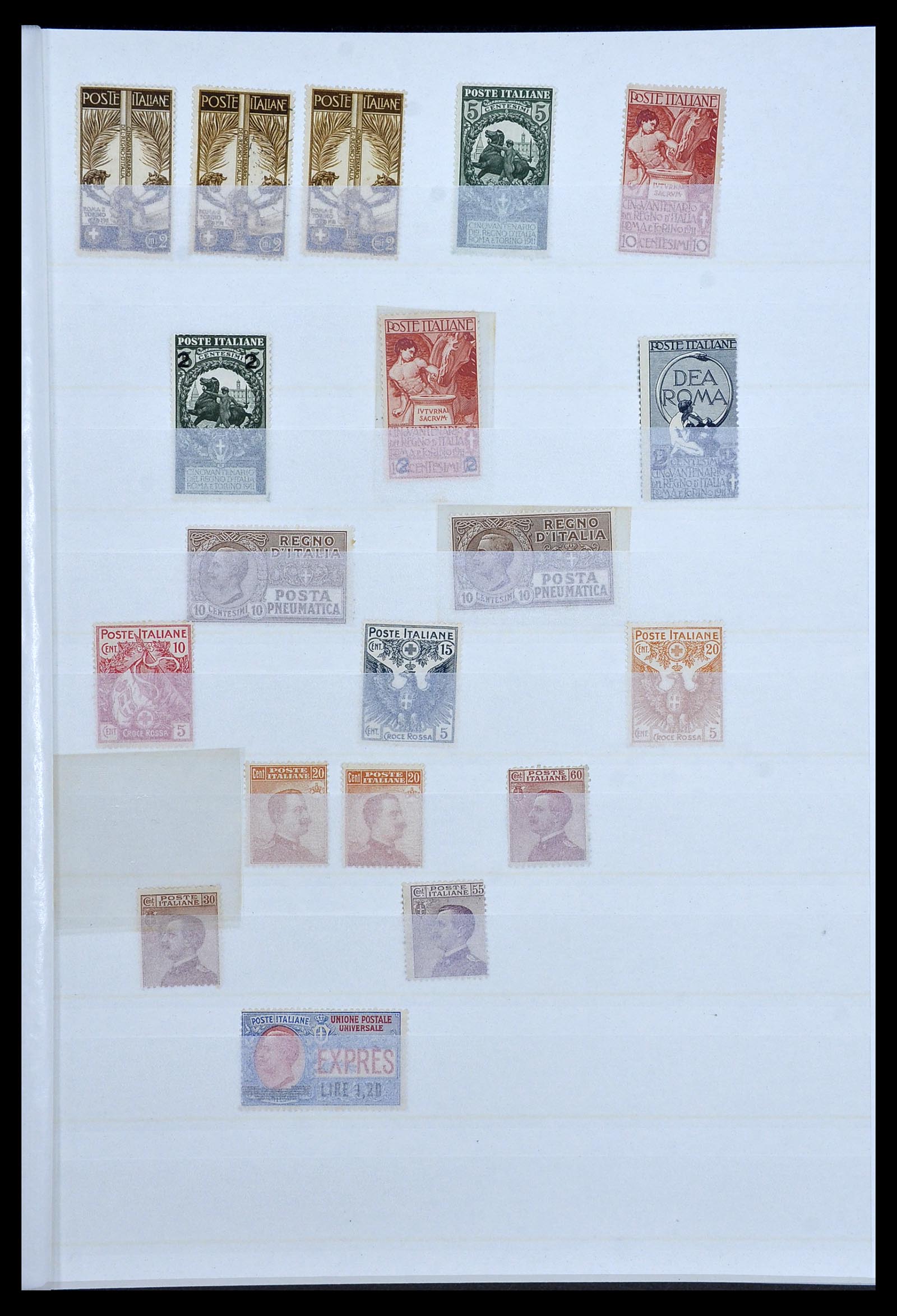34214 003 - Postzegelverzameling 34214 Italië en gebieden 1861-1980.