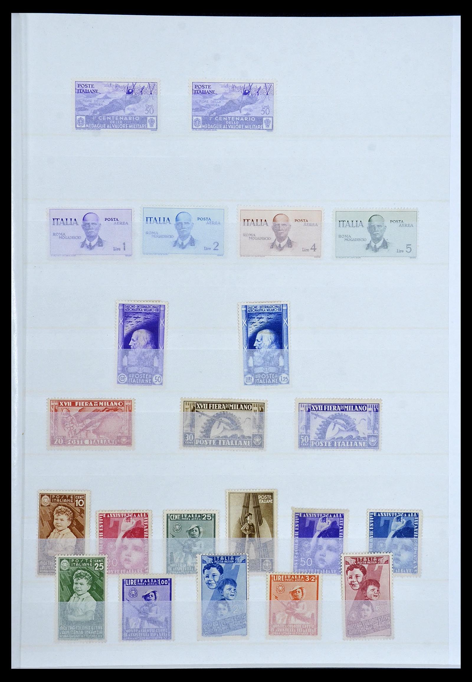 34214 011 - Postzegelverzameling 34214 Italië en gebieden 1861-1980.