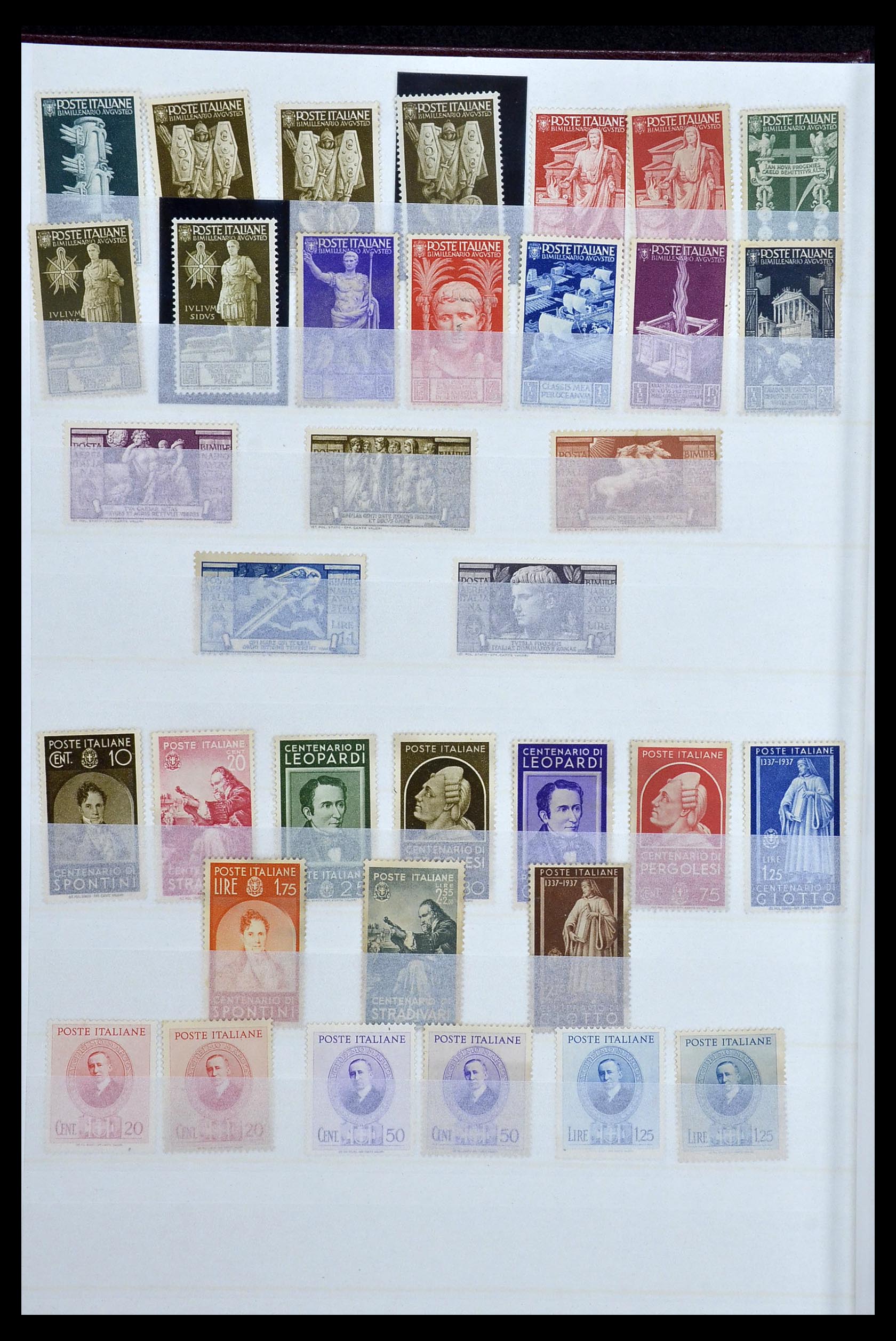 34214 012 - Postzegelverzameling 34214 Italië en gebieden 1861-1980.