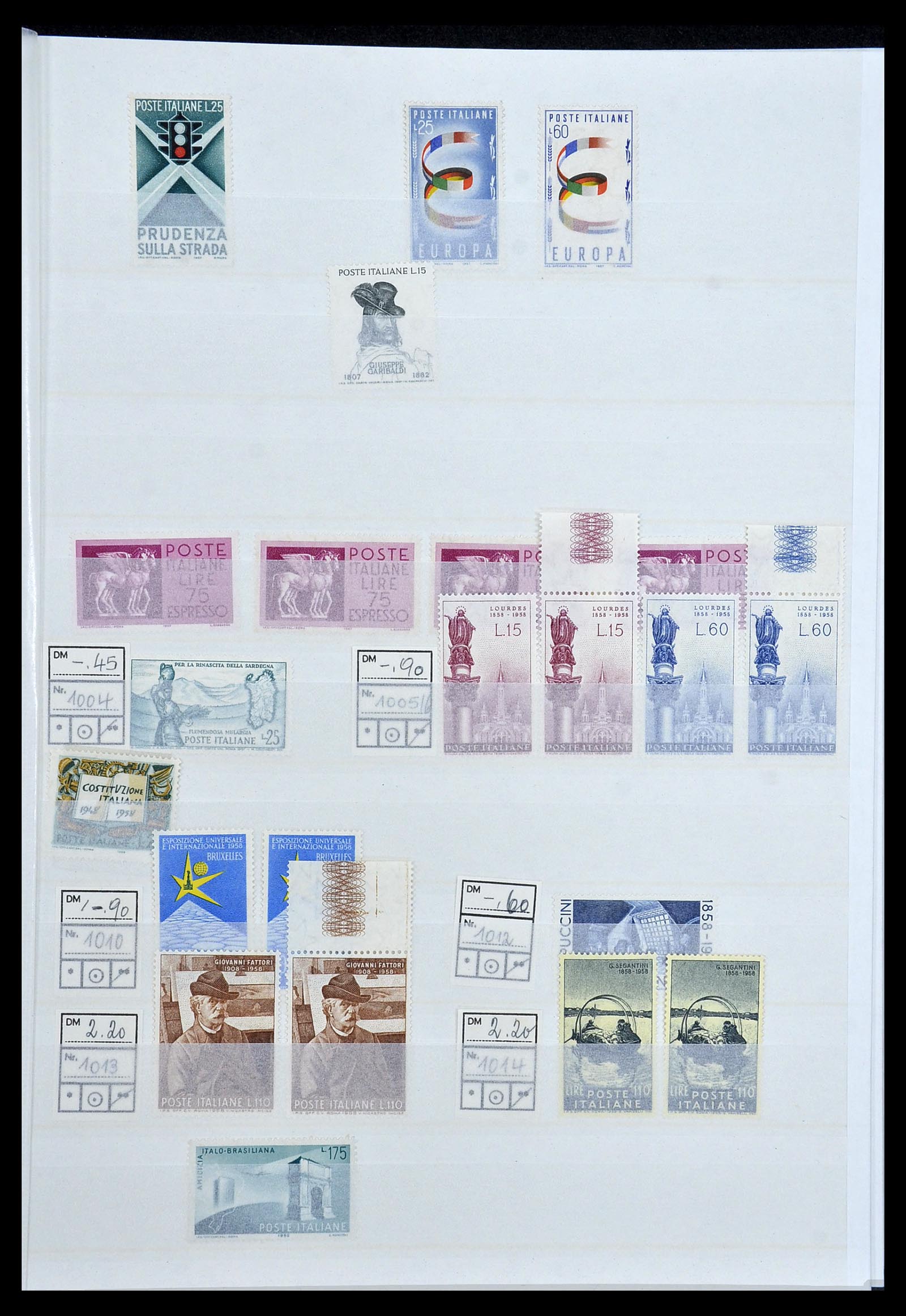 34214 019 - Postzegelverzameling 34214 Italië en gebieden 1861-1980.