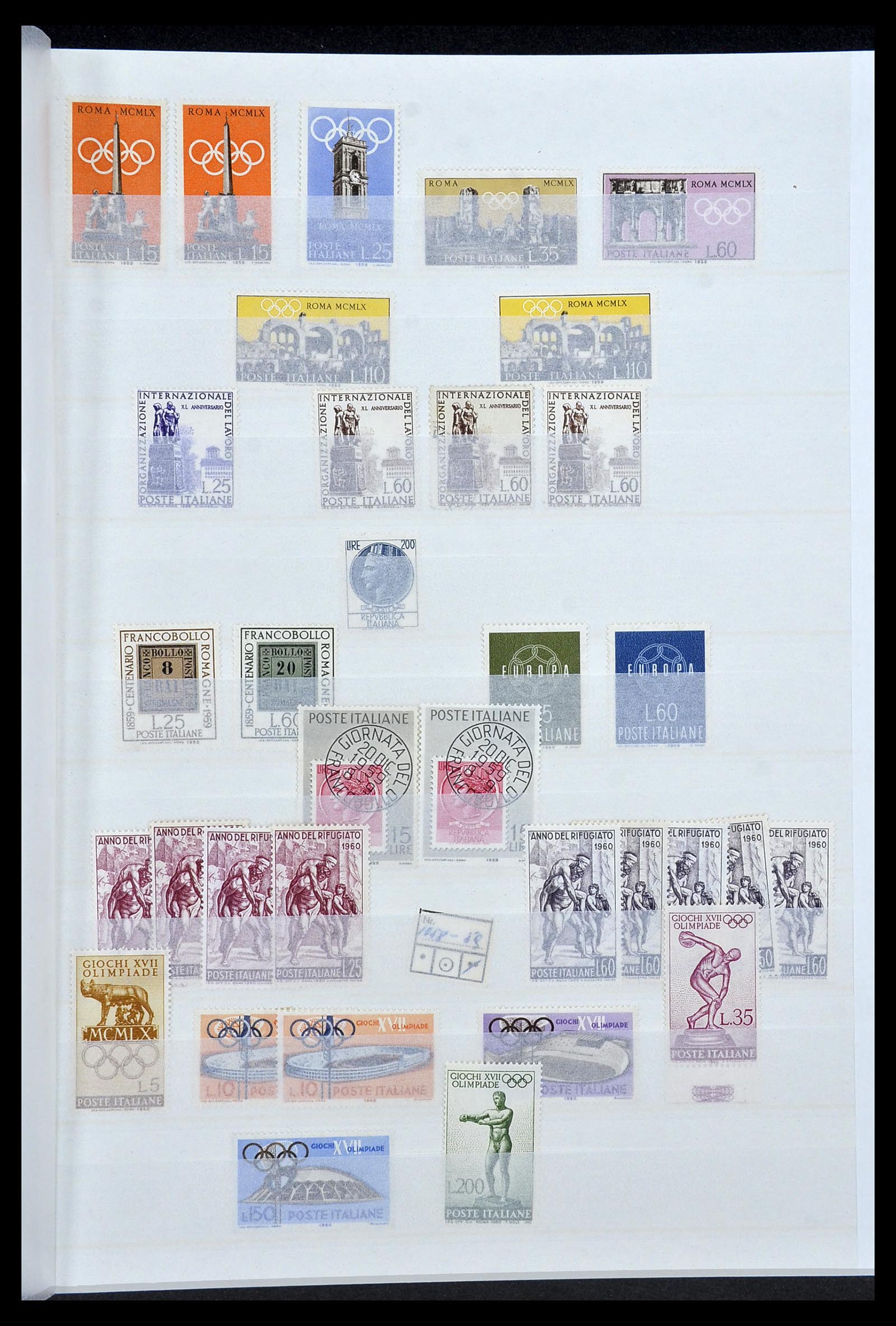 34214 021 - Postzegelverzameling 34214 Italië en gebieden 1861-1980.
