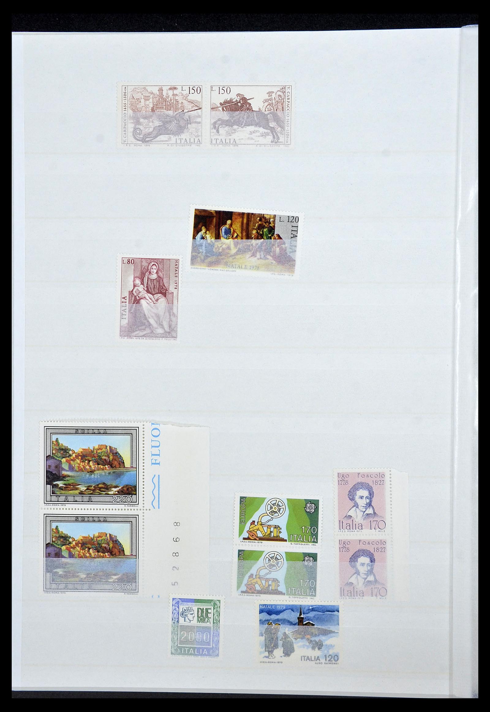 34214 034 - Postzegelverzameling 34214 Italië en gebieden 1861-1980.