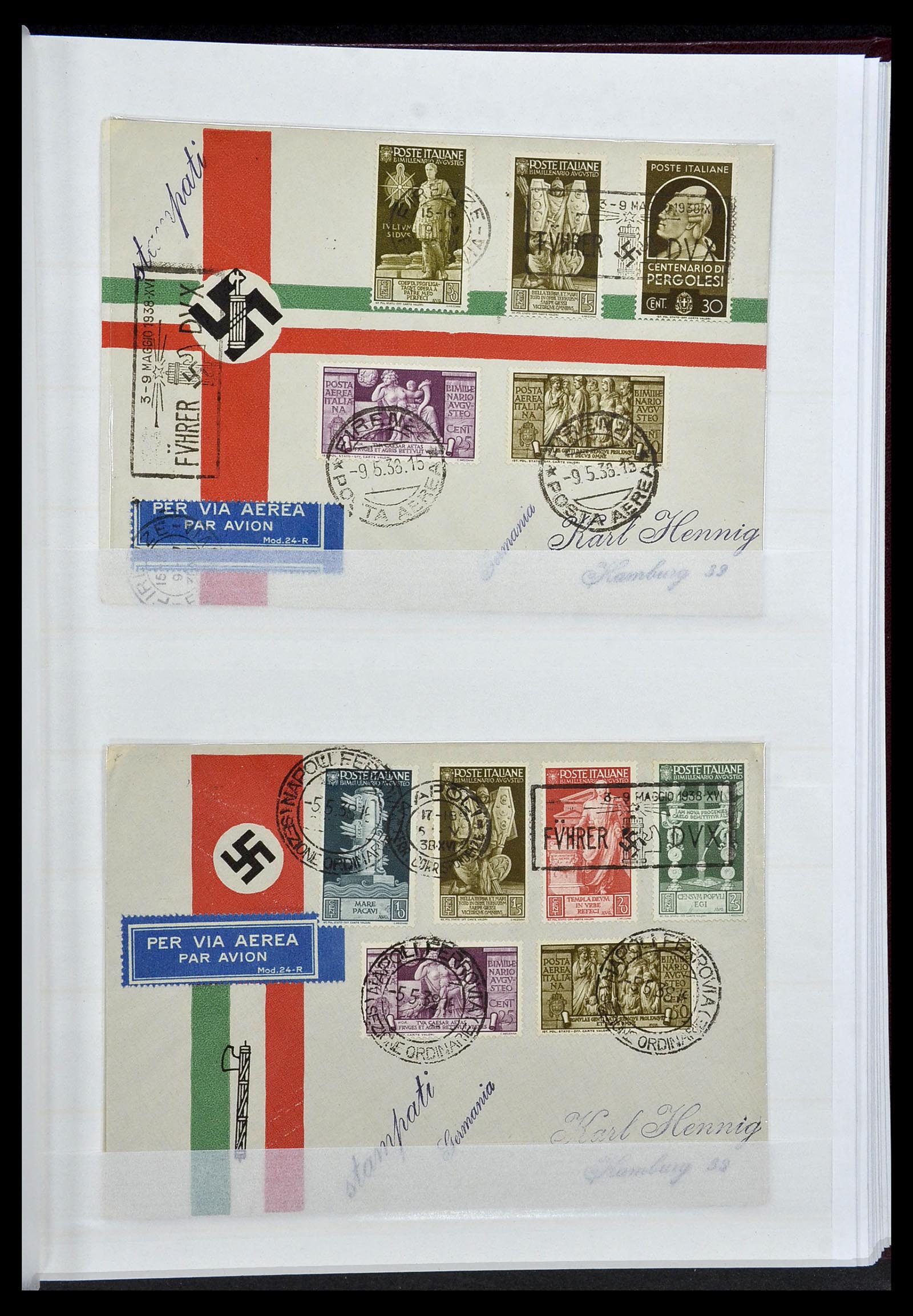34214 041 - Stamp collection 34214 Italy and territories 1861-1980.