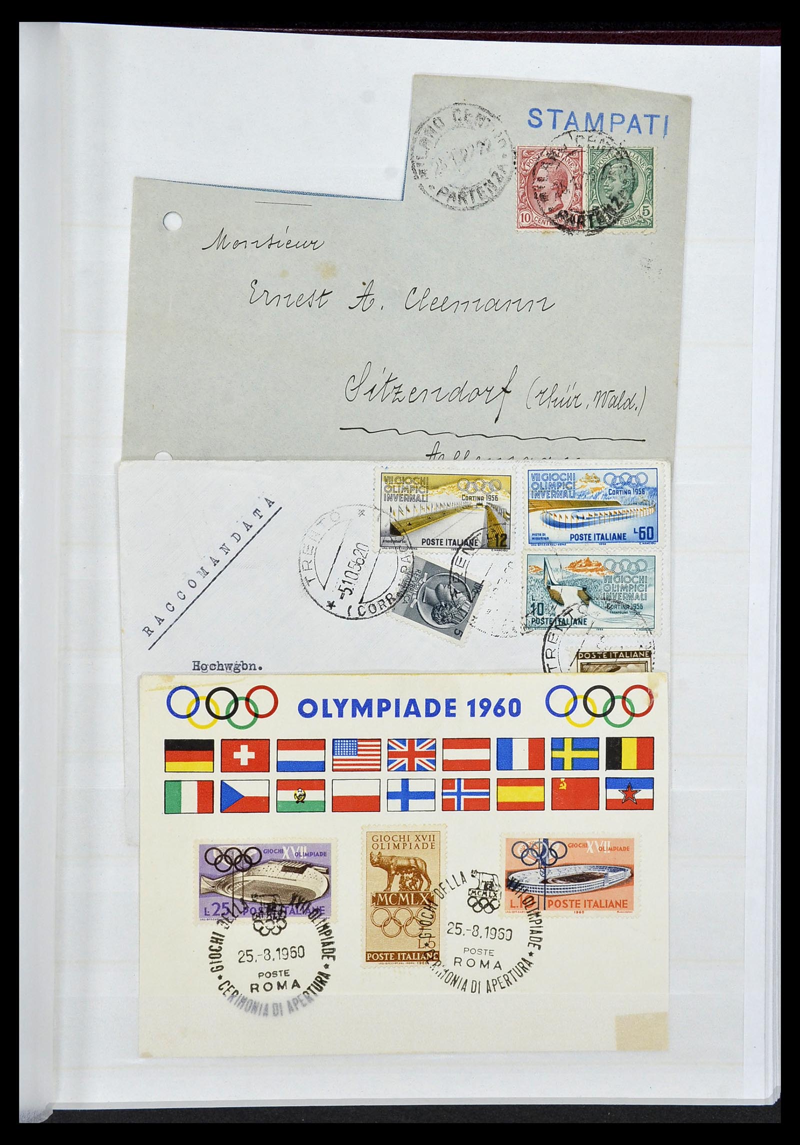 34214 043 - Stamp collection 34214 Italy and territories 1861-1980.