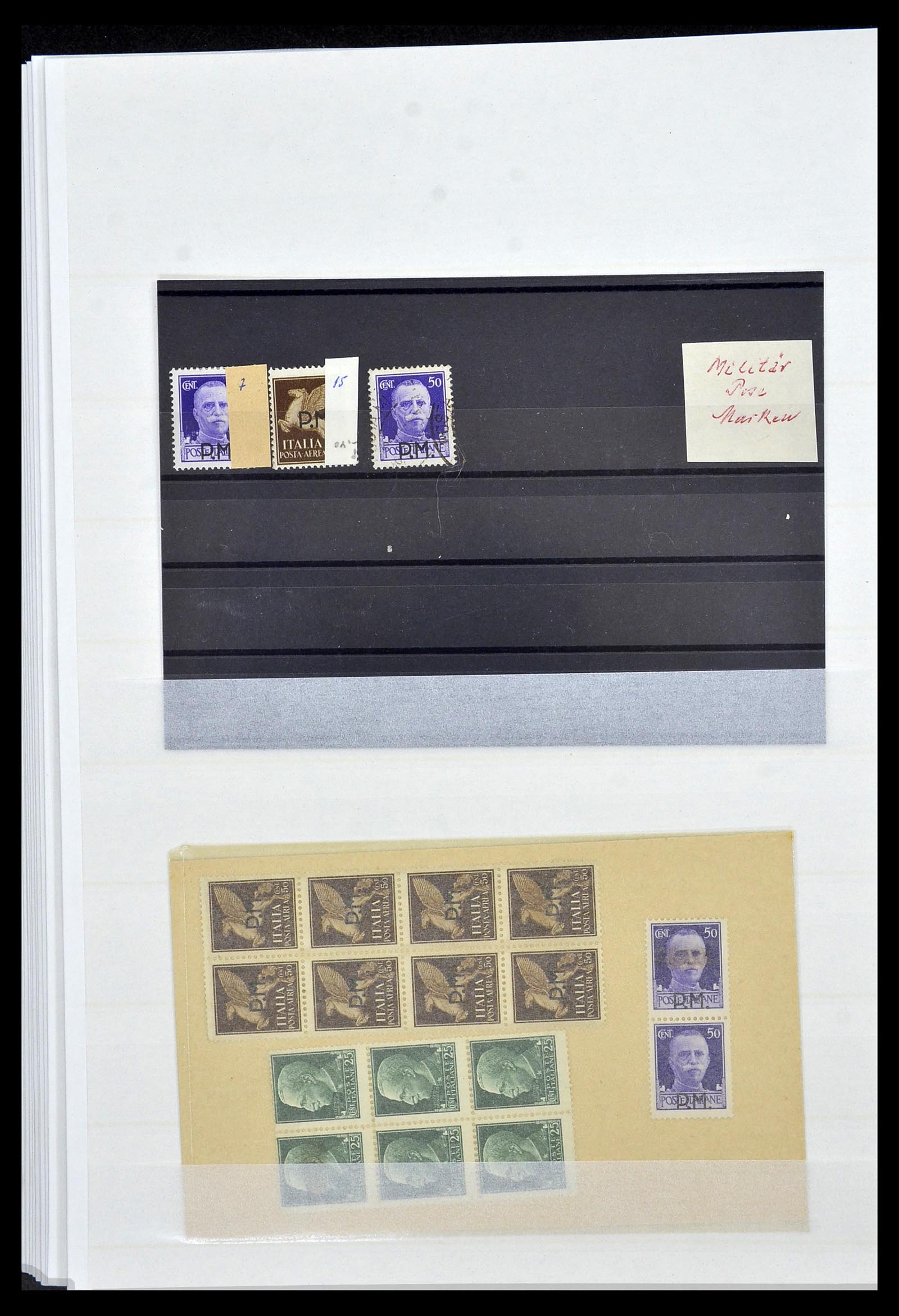 34214 051 - Stamp collection 34214 Italy and territories 1861-1980.