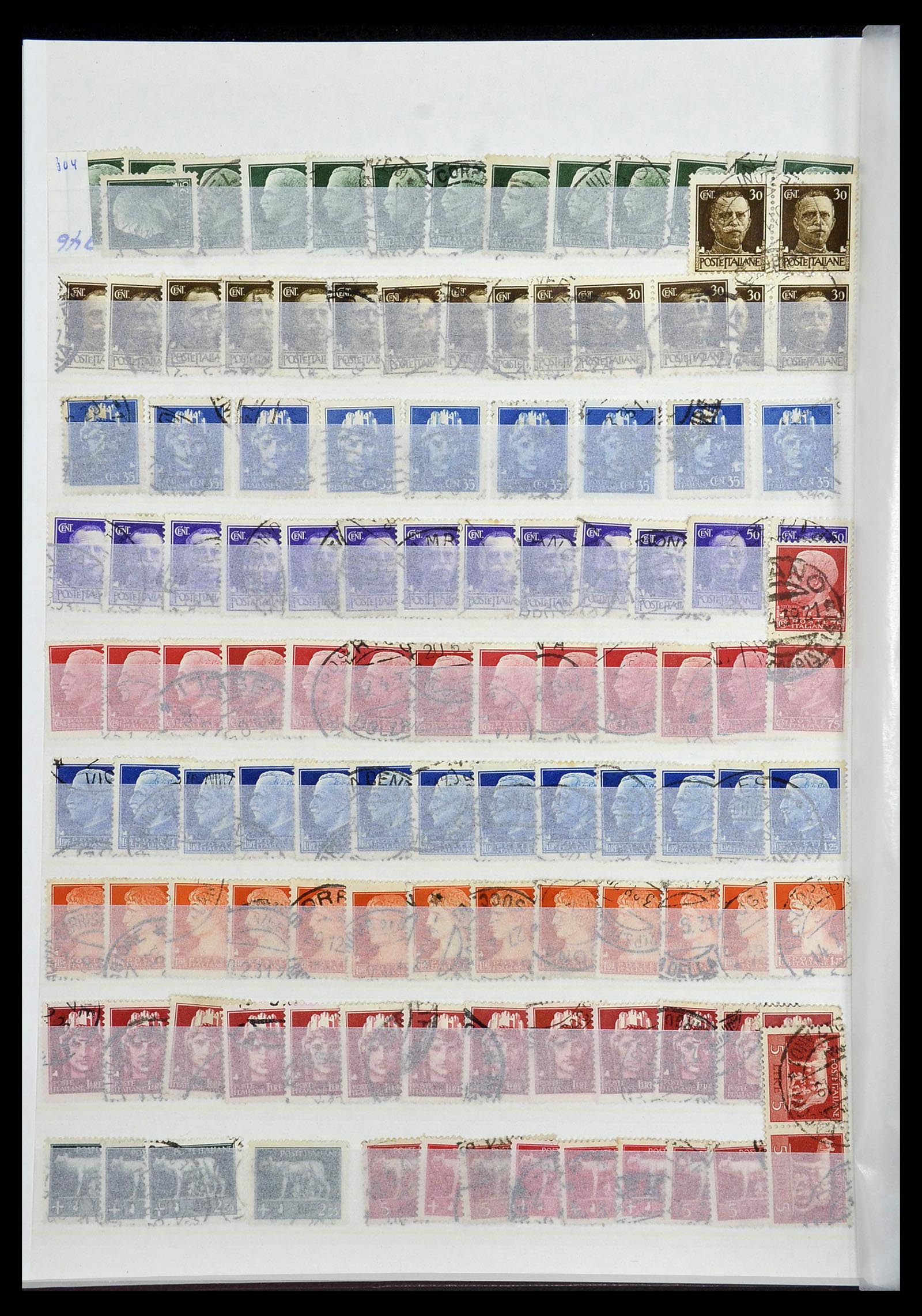 34215 018 - Stamp collection 34215 Italy 1861-1959.