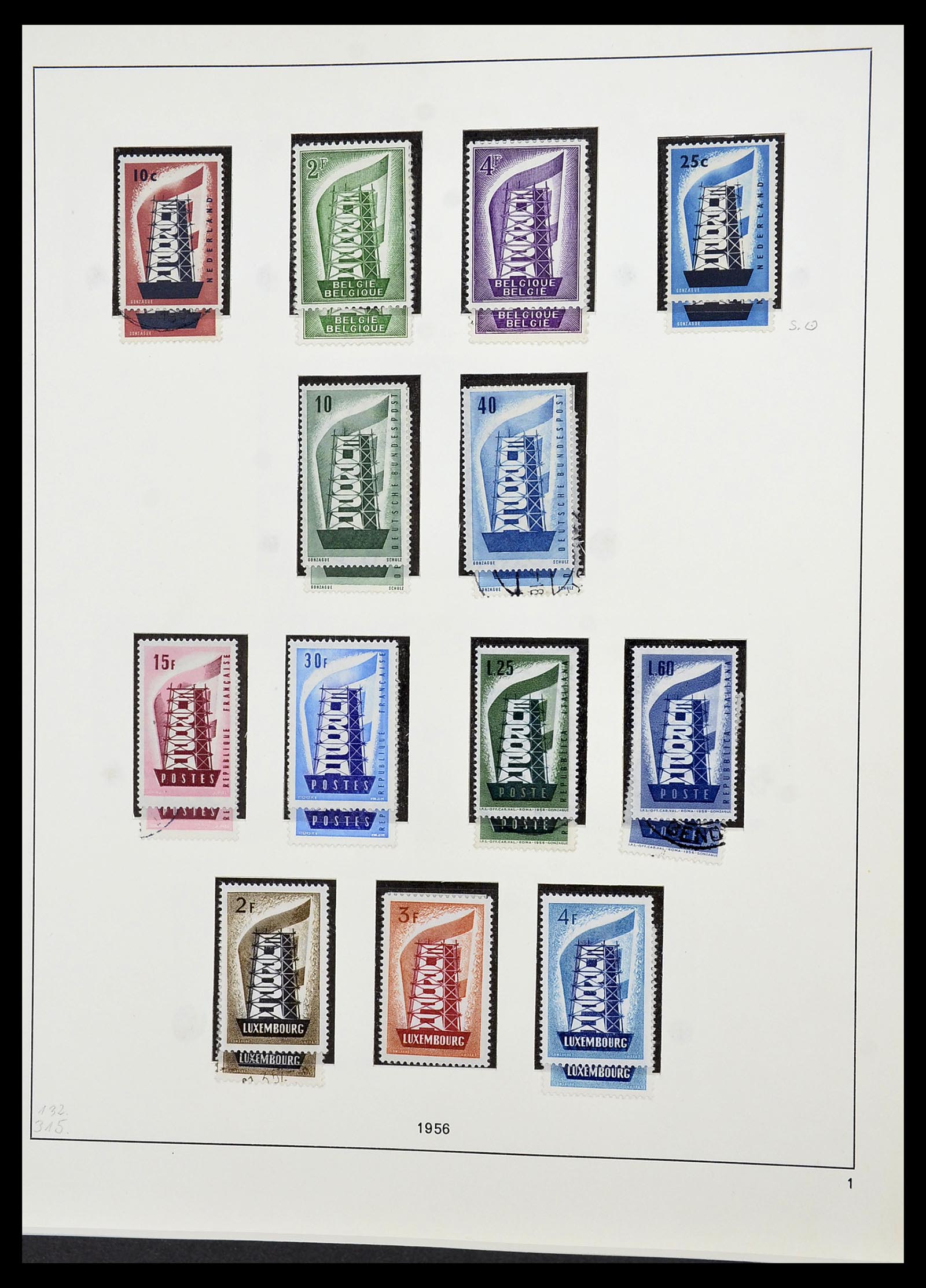 34216 001 - Stamp collection 34216 Europa CEPT 1956-2003.