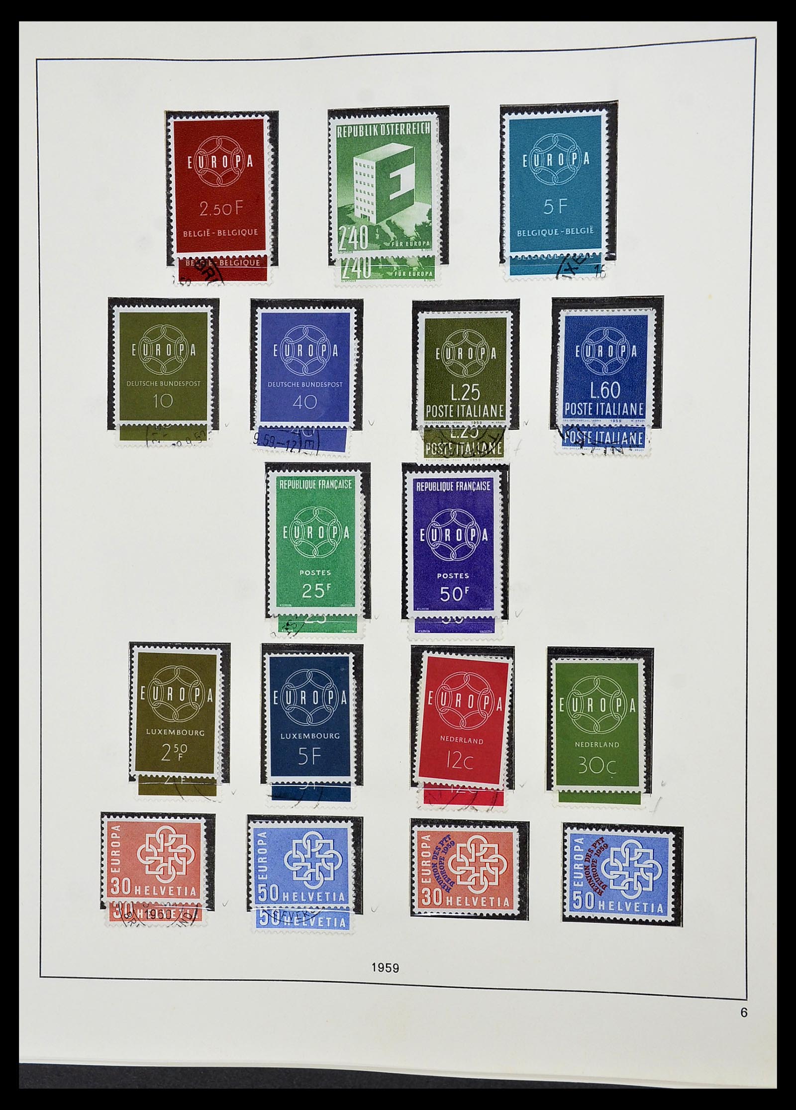 34216 006 - Postzegelverzameling 34216 Europa CEPT 1956-2003.