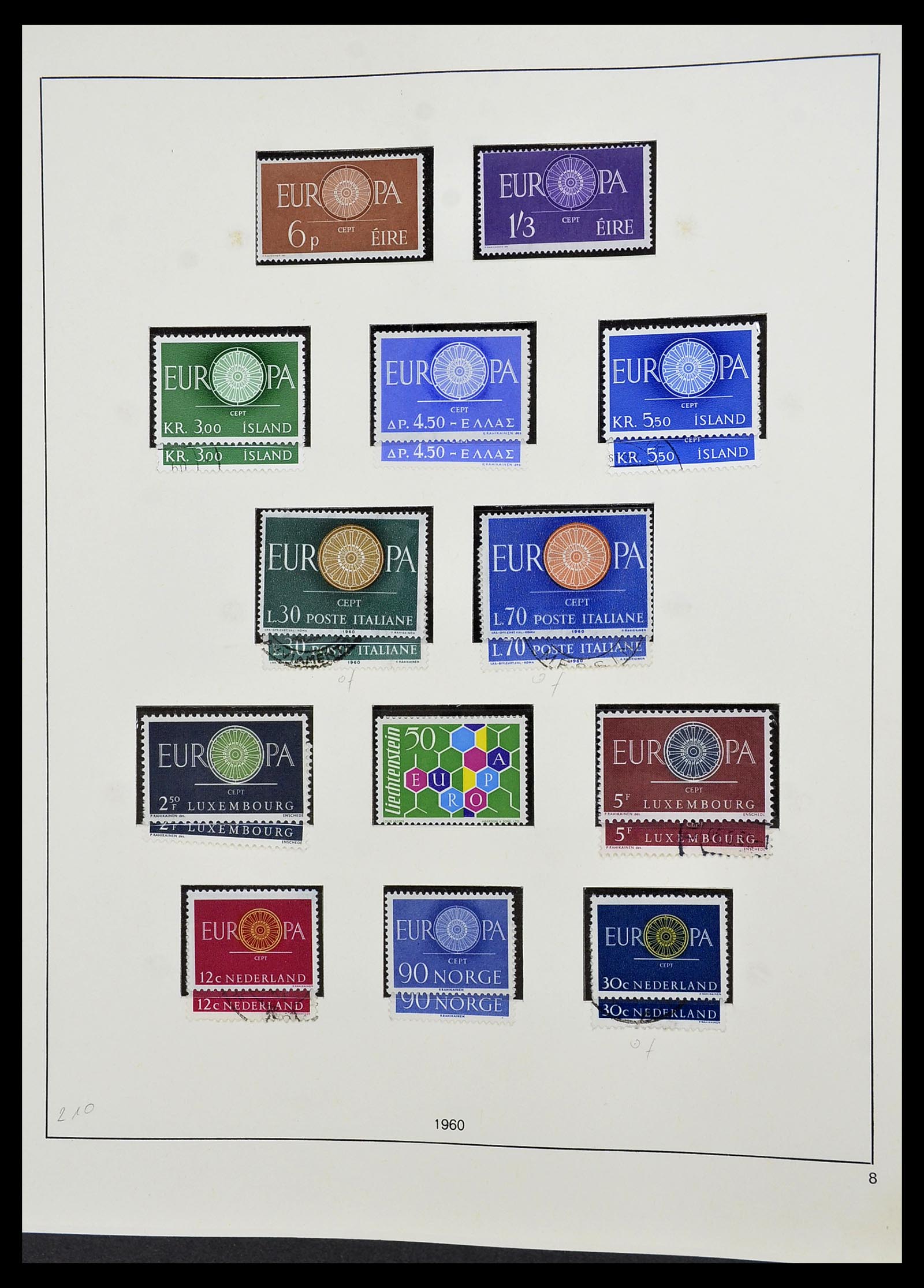 34216 008 - Postzegelverzameling 34216 Europa CEPT 1956-2003.