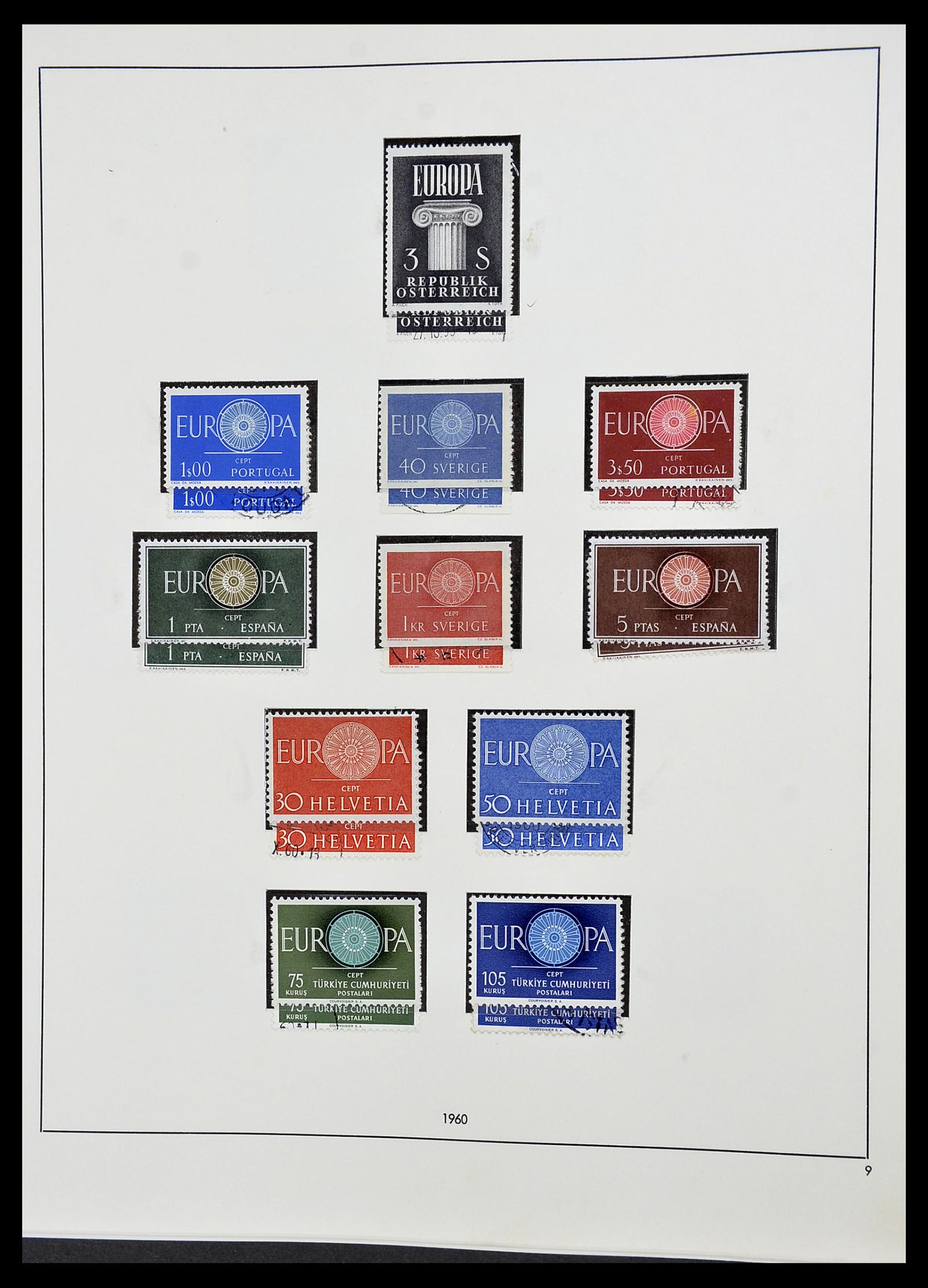 34216 009 - Postzegelverzameling 34216 Europa CEPT 1956-2003.