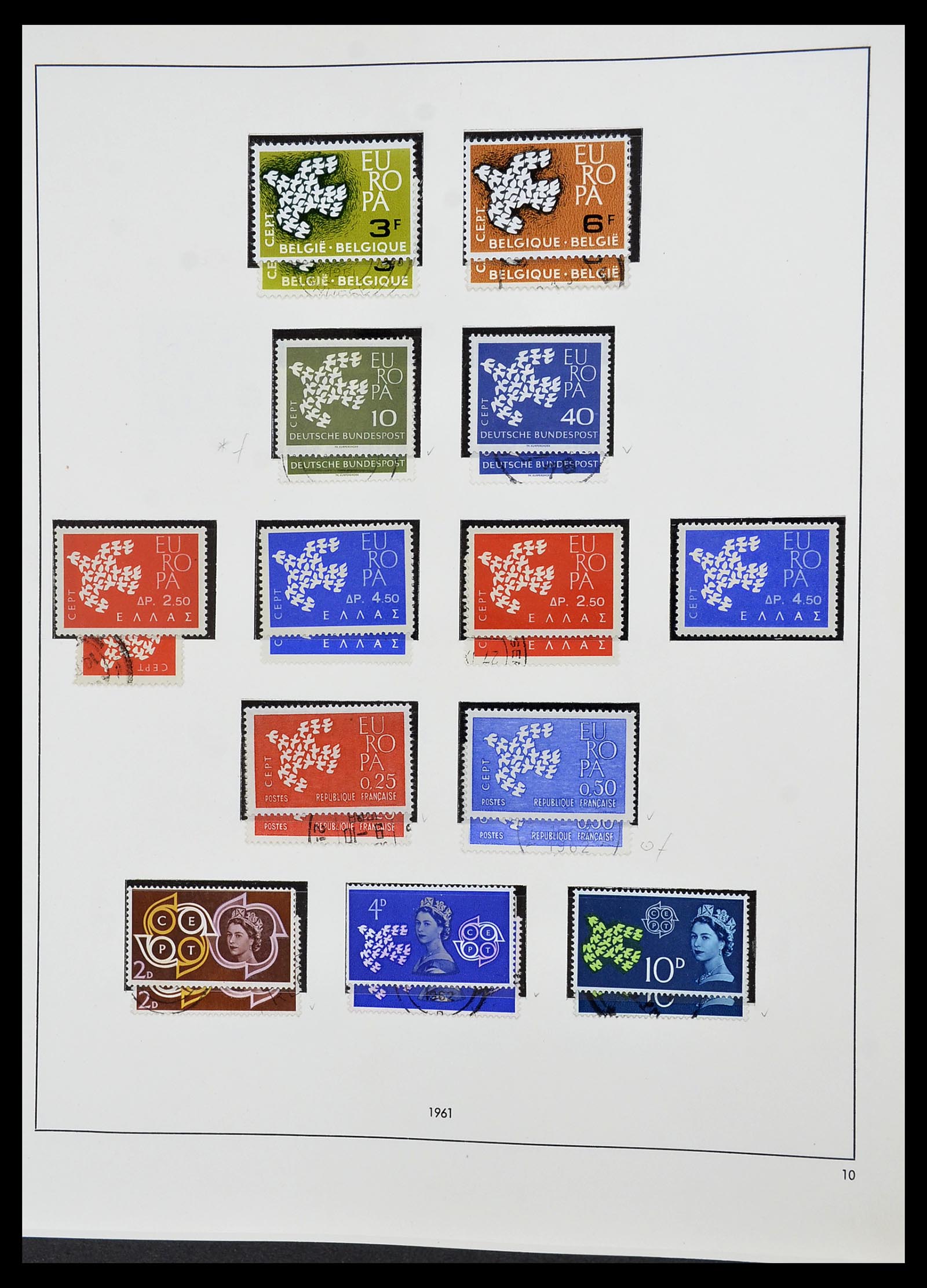 34216 010 - Postzegelverzameling 34216 Europa CEPT 1956-2003.