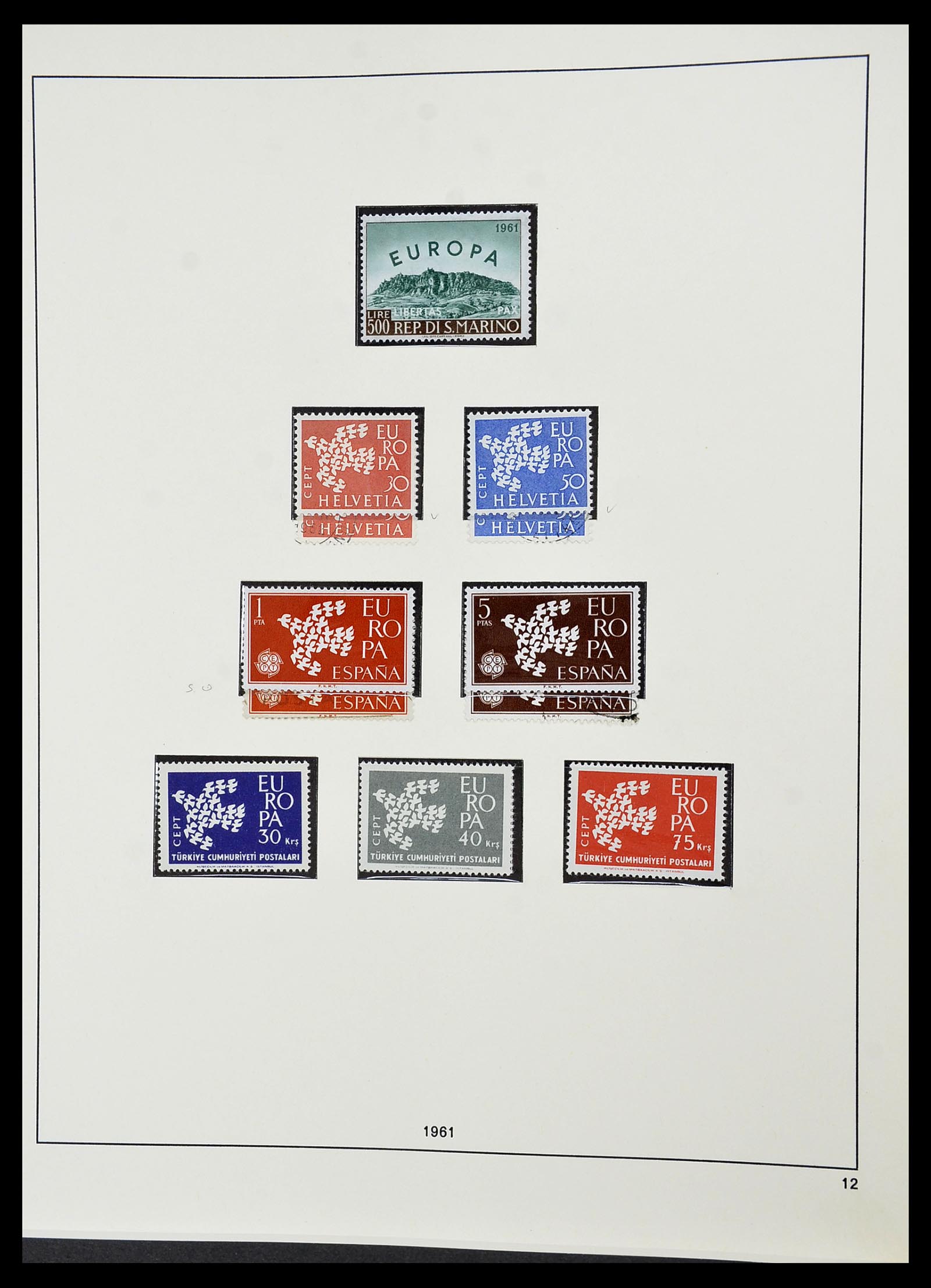 34216 013 - Postzegelverzameling 34216 Europa CEPT 1956-2003.